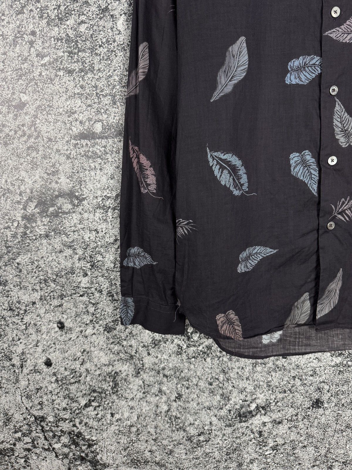 Paul Smith Paul Smith Long Sleeve Shirt Button Up Leaf Print Size S Size US S / EU 44-46 / 1 - 4 Thumbnail