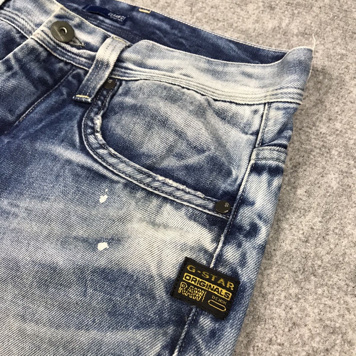 G-Star × Japanese Brand G STAR RAW DENIM BLUE FADED DENIM PANTS 144 Size US 30 / EU 46 - 6 Thumbnail
