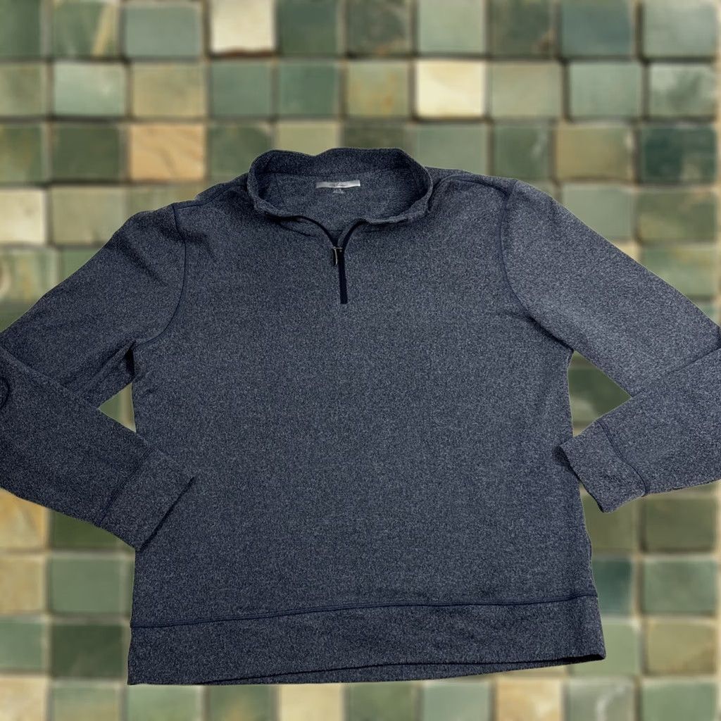 Vintage Greg Norman Sweatshirt Mens L Chalkboard Long Sleeve Quarter Zip Pullover Golf Blue Gray Regular Size L Mens Shirts/ Golf Sweatshirt Size US L / EU 52-54 / 3 - 1 Thumbnail