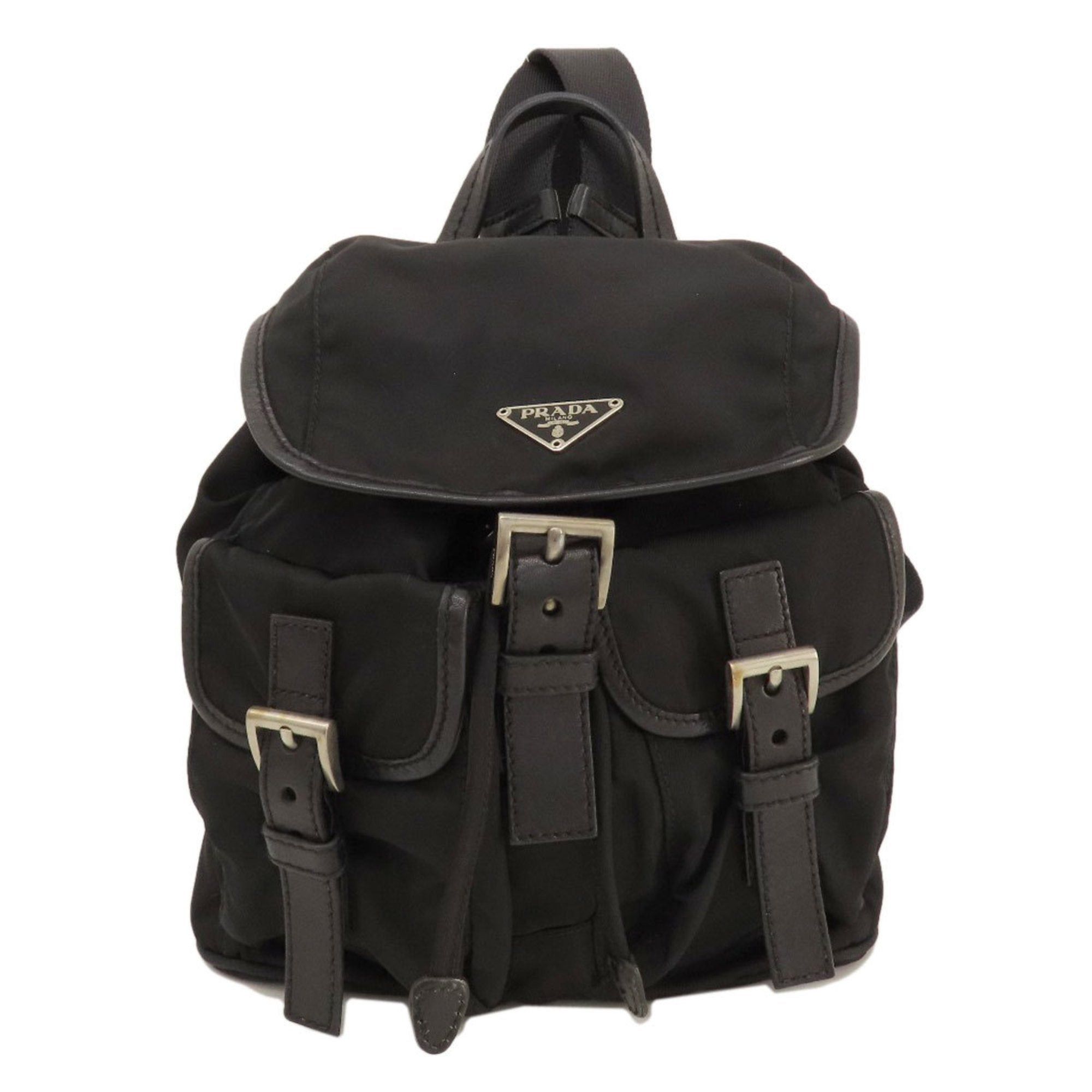 image of Prada Hardware Backpack/daypack Nylon Material Women's in Black