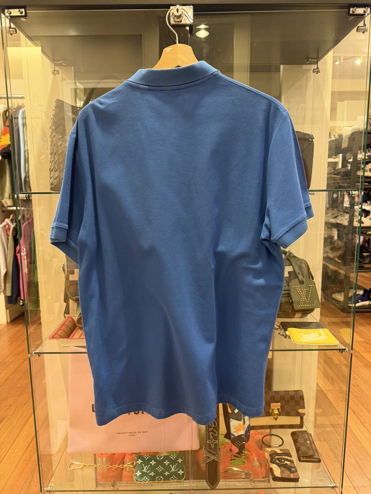 Burberry Burberry Blue Polo Shirt Size US XL / EU 56 / 4 - 2 Thumbnail
