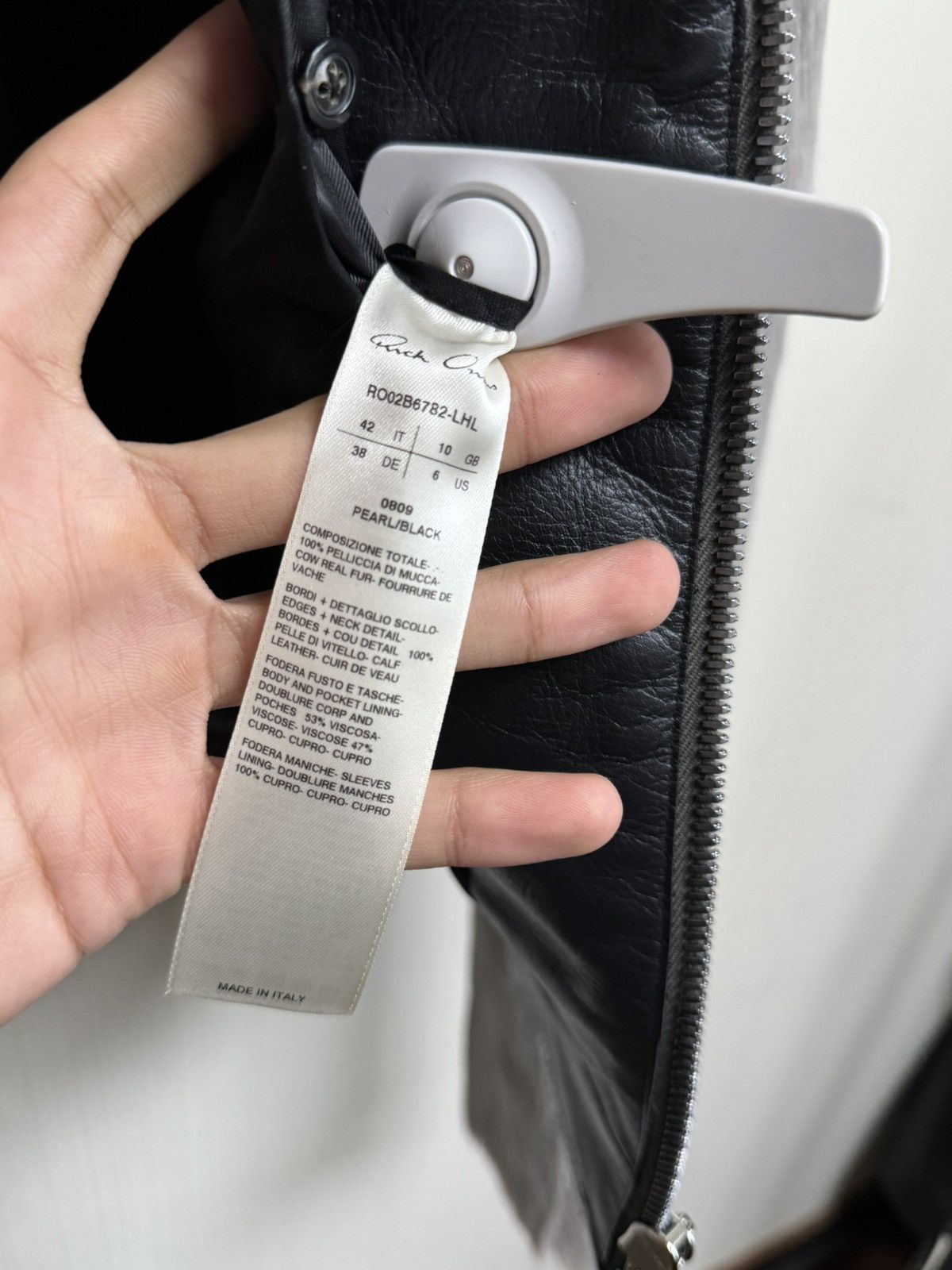 Rick Owens Rick owens LHL TEC Leather jacket Size US XS / EU 42 / 0 - 4 Thumbnail