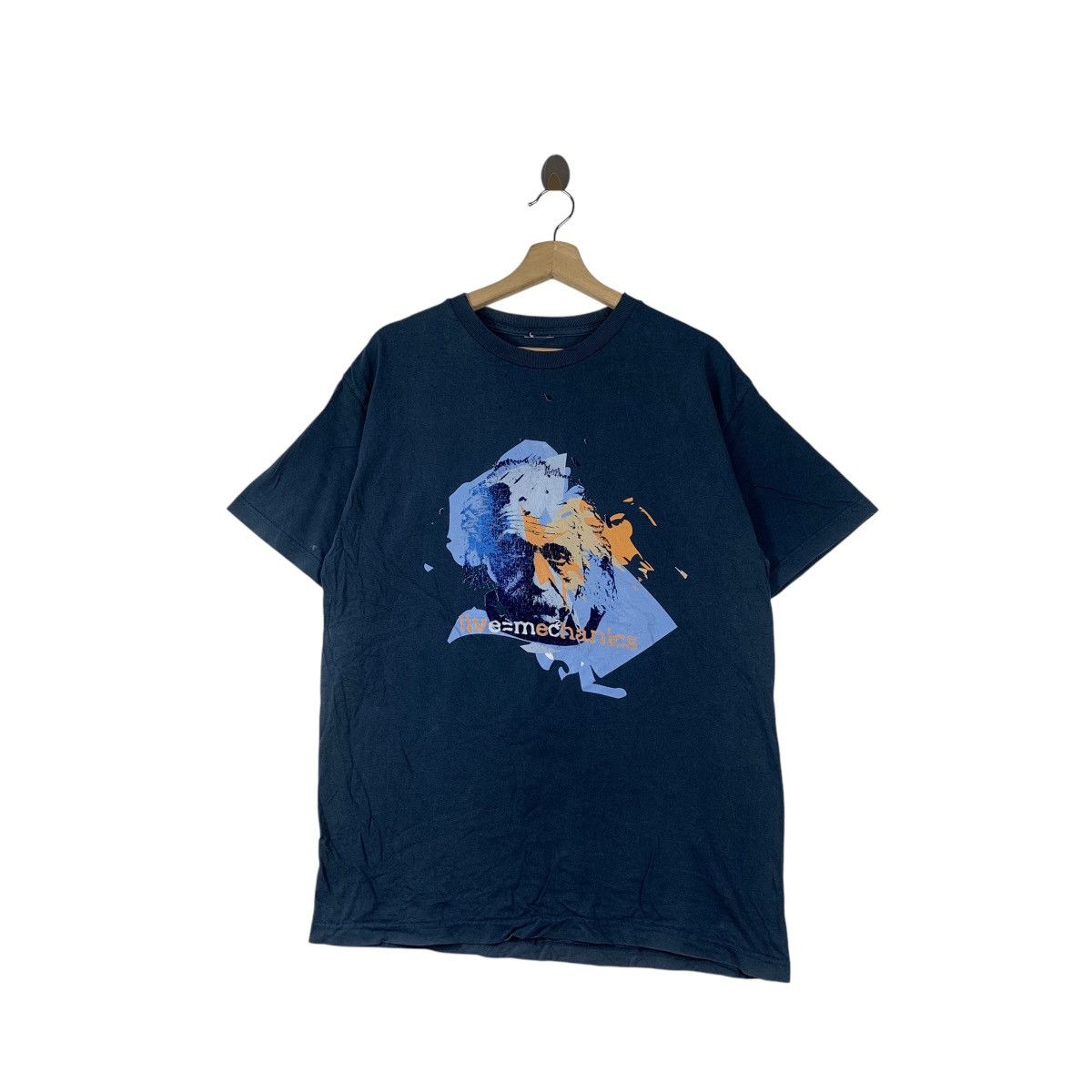 Vintage Vintage ALBERT EINSTEIN Live Mechanic Scientist Tee Shirt Size US M / EU 48-50 / 2 - 1 Thumbnail