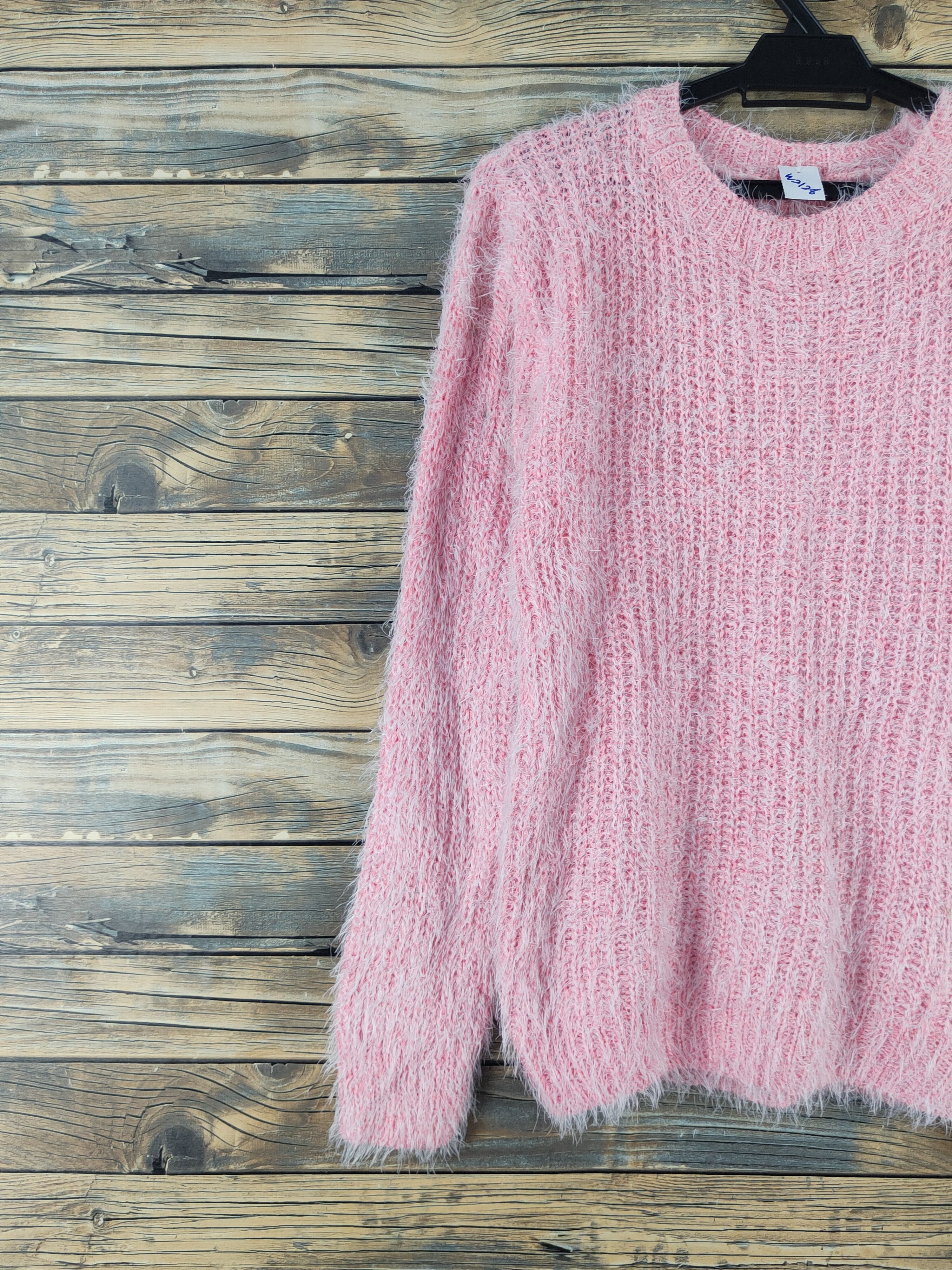 Japanese Brand × Vintage Japanese Brand Pink Shag Shaggy Fur Mohair Knitwear #W2126 Size M / US 6-8 / IT 42-44 - 3 Thumbnail