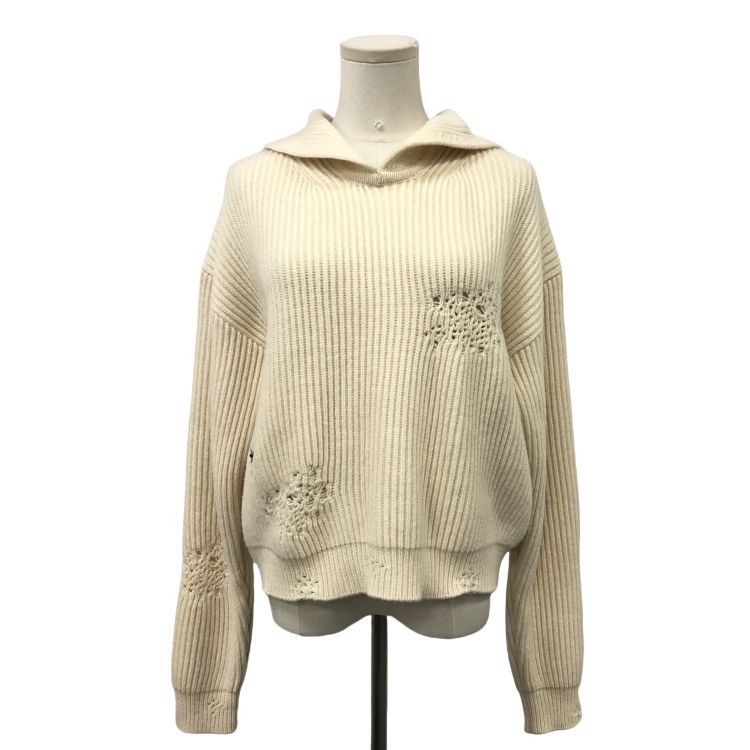 Dior Christian Dior Bee Distressed Knit Sweater Size 36 Size XS / US 0-2 / IT 36-38 - 1 Thumbnail
