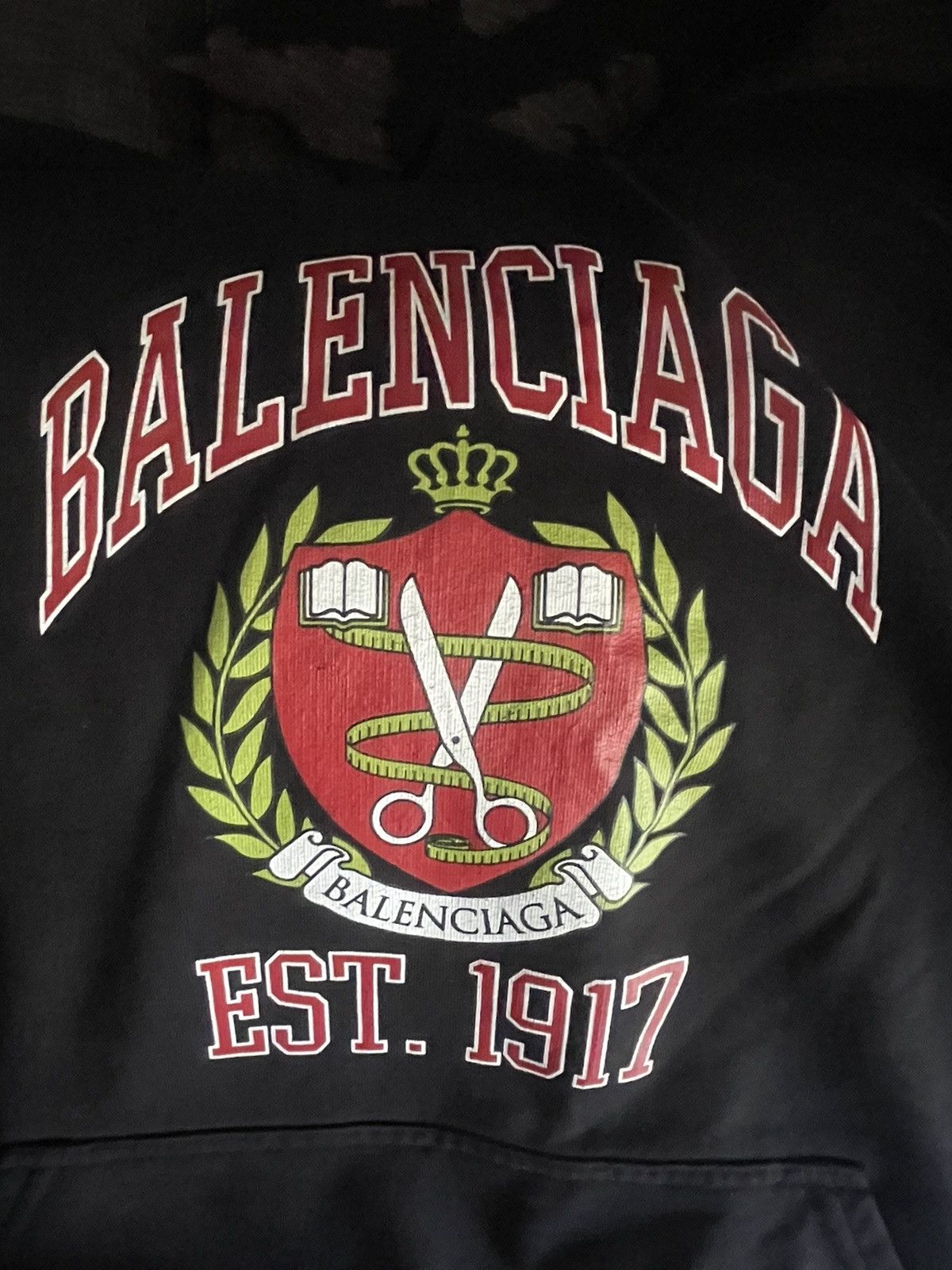 Balenciaga Balenciaga black hoodie size 2 Size US M / EU 48-50 / 2 - 10 Thumbnail