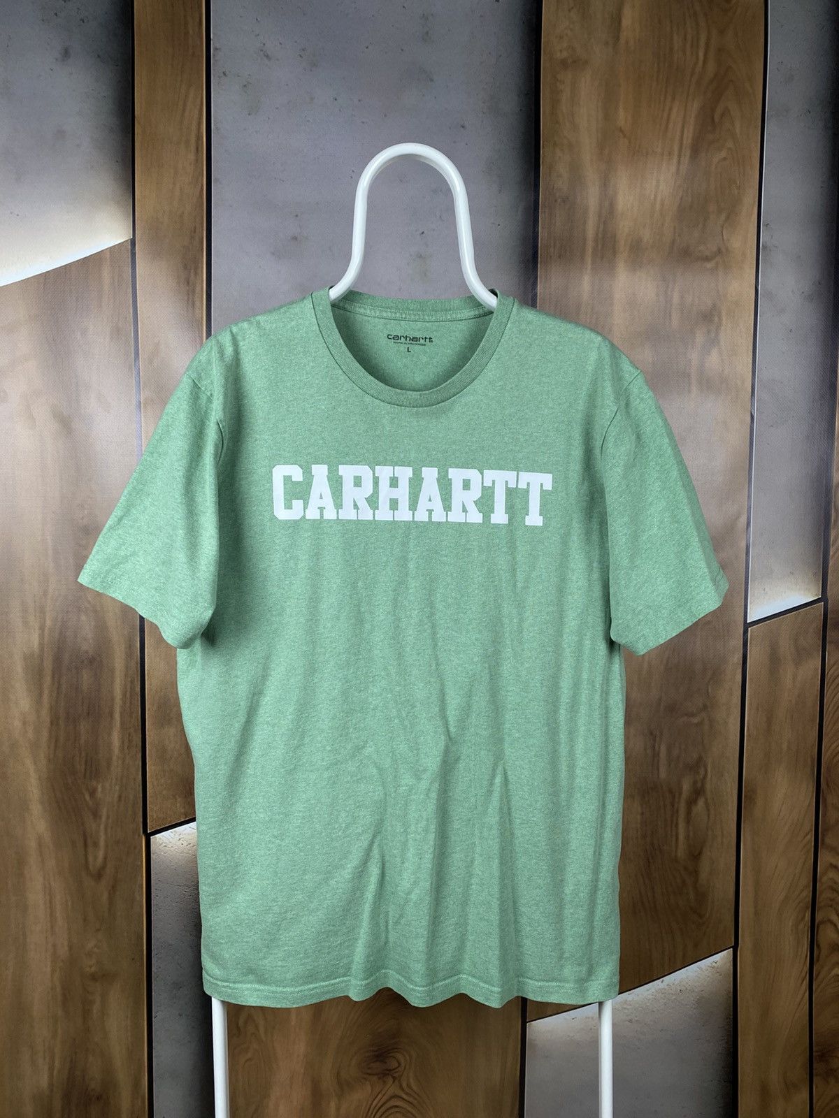 Carhartt 📤T-Shirt Carhartt Work In Progress Big Boxy Logo Tee📤 Size US L / EU 52-54 / 3 - 1 Thumbnail