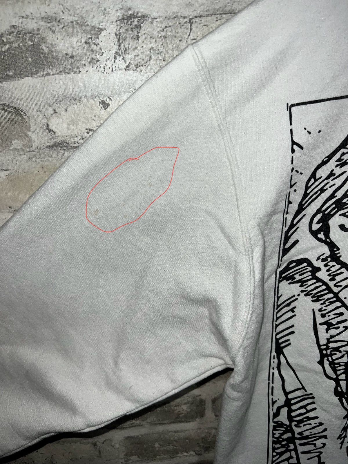 G59 Records CULT GLORIA - DRAWINGS CHAMPION CREWNECK (WHITE) MEDIUM Size US M / EU 48-50 / 2 - 12 Thumbnail