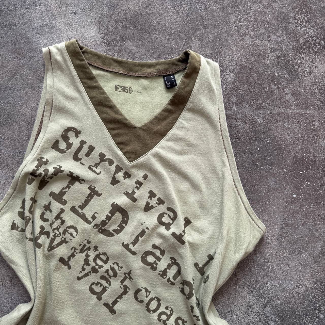 20471120 Y2K Vintage Avant Garde Tank Top Size L / US 10 / IT 46 - 4 Thumbnail