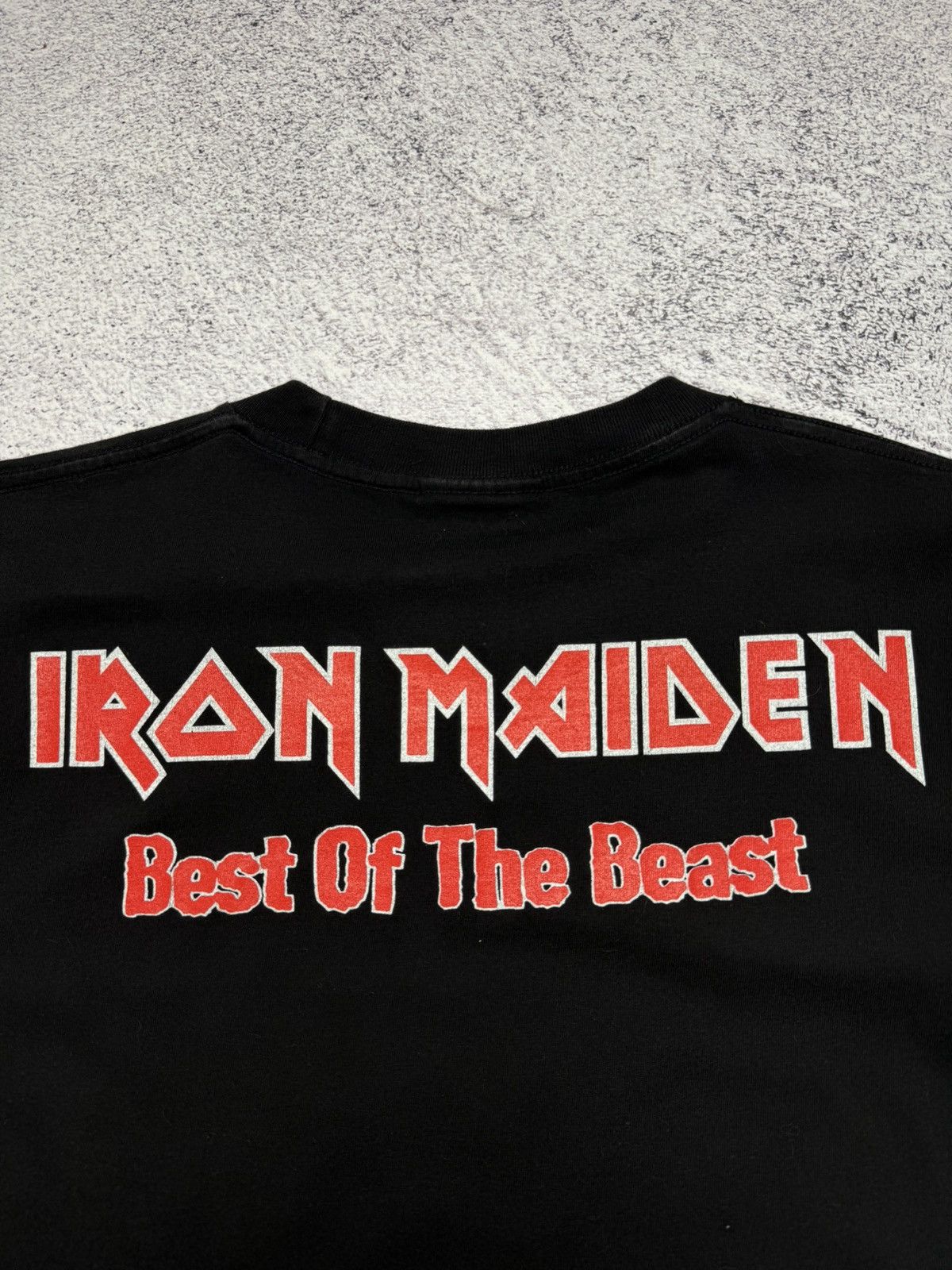 Band Tees Vintage 90s Iron Maiden T-shirt Best Of The Beast Heavy Rock Size US M / EU 48-50 / 2 - 10 Thumbnail