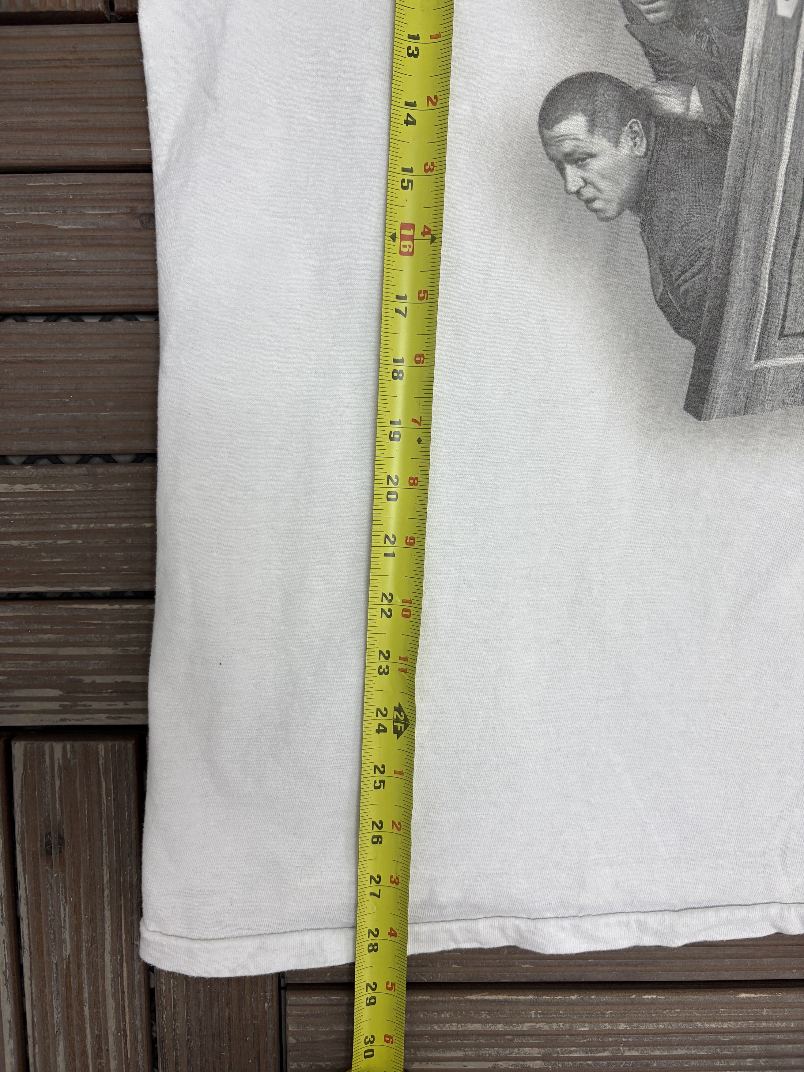 Vintage The Three Stooges Attorneys At Law Vintage White Tee Size US XL / EU 56 / 4 - 8 Thumbnail