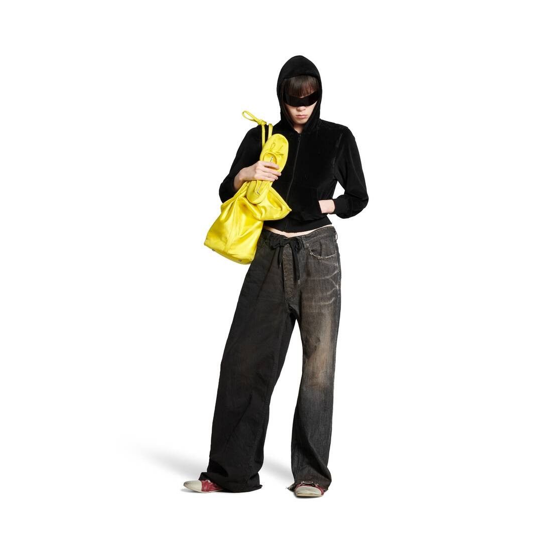 Balenciaga o1in1g0425 Fifty-Fifty Pant in Black Size US 30 / EU 46 - 2 Thumbnail