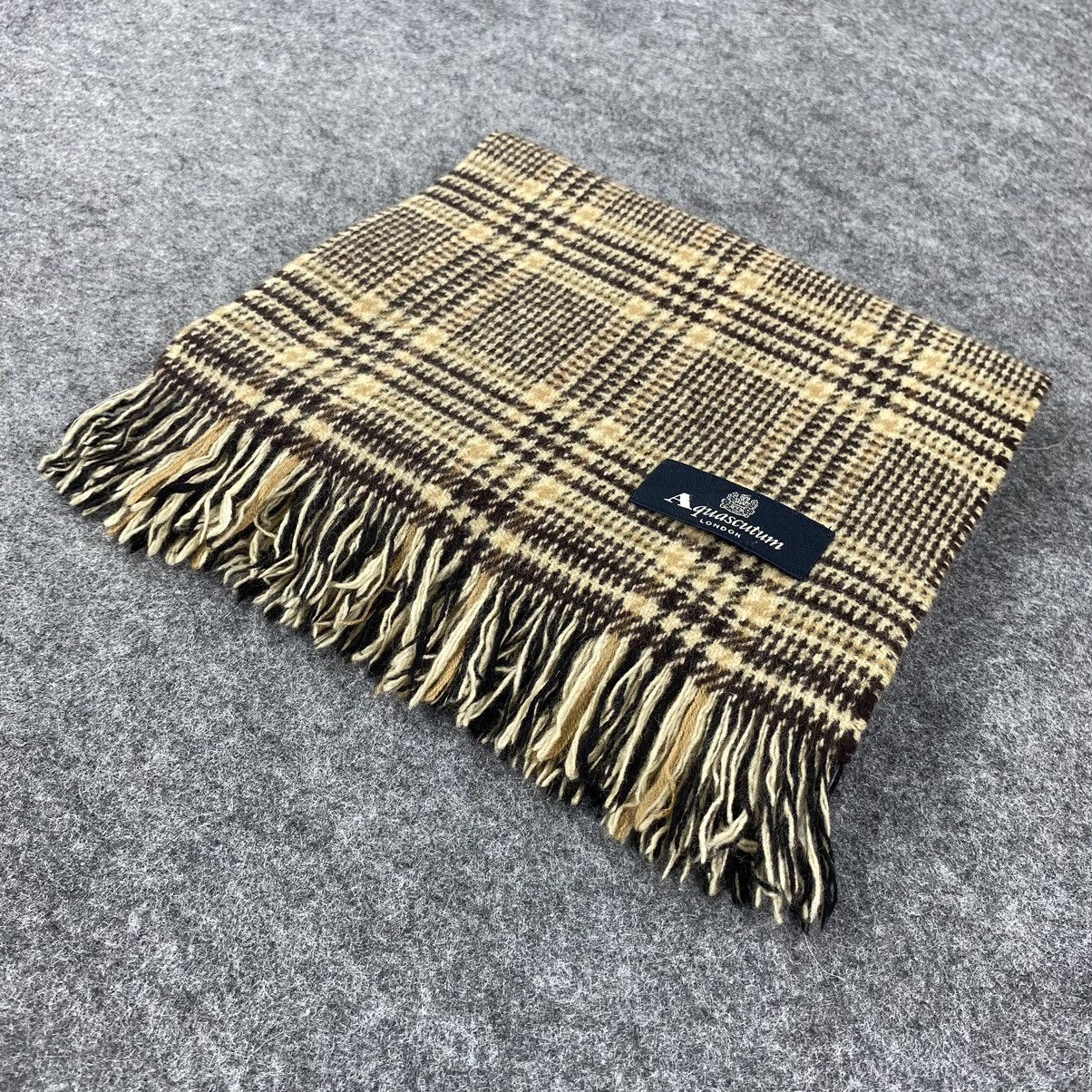 Aquascutum × Vintage Aquascutum Scarf # Muffler # Neckwear # D170 Size ONE SIZE - 7 Thumbnail
