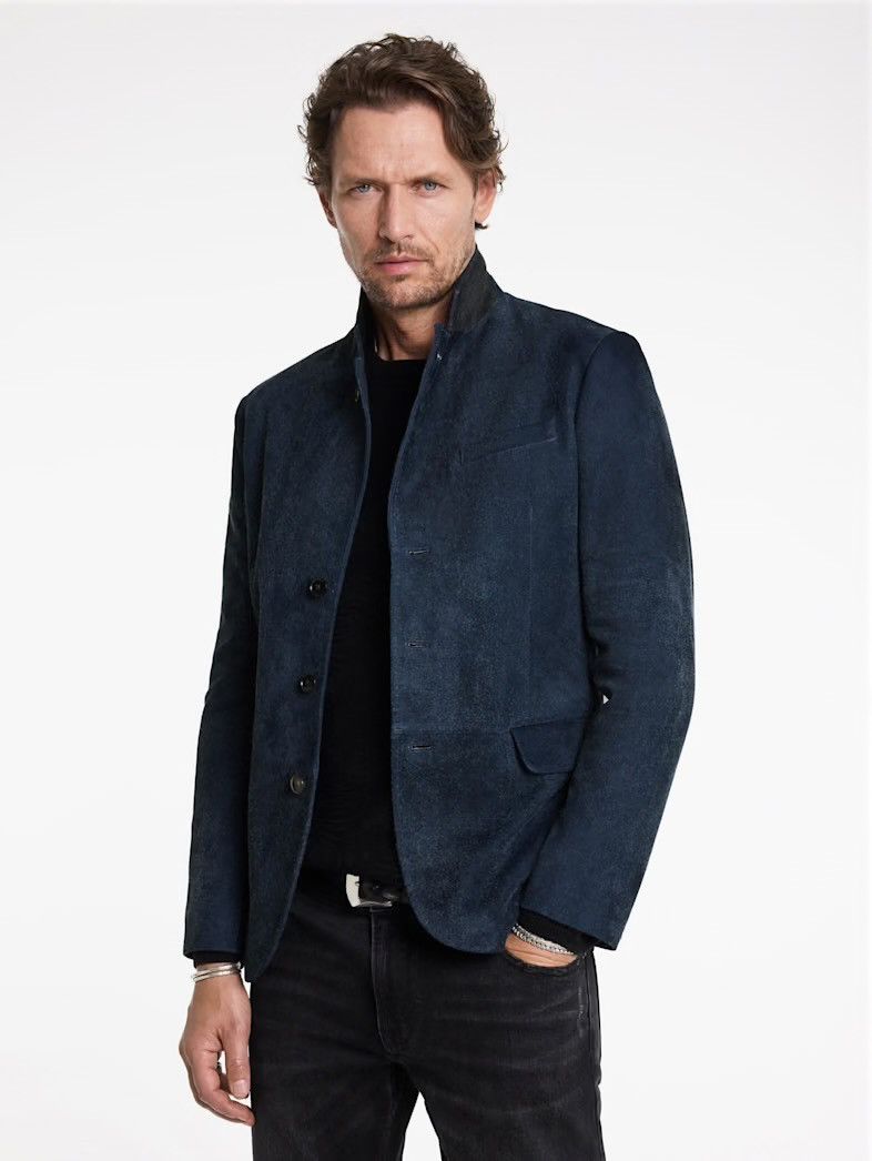 John Varvatos $2498 Rind suede jacket EU 54 USA 44 Size US L / EU 52-54 / 3 - 1 Thumbnail