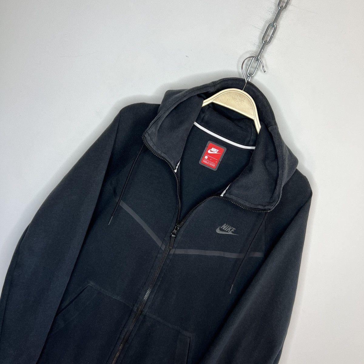 Nike Nike Tech Fleece Hoodie Black Jacket Zip Size US L / EU 52-54 / 3 - 5 Thumbnail