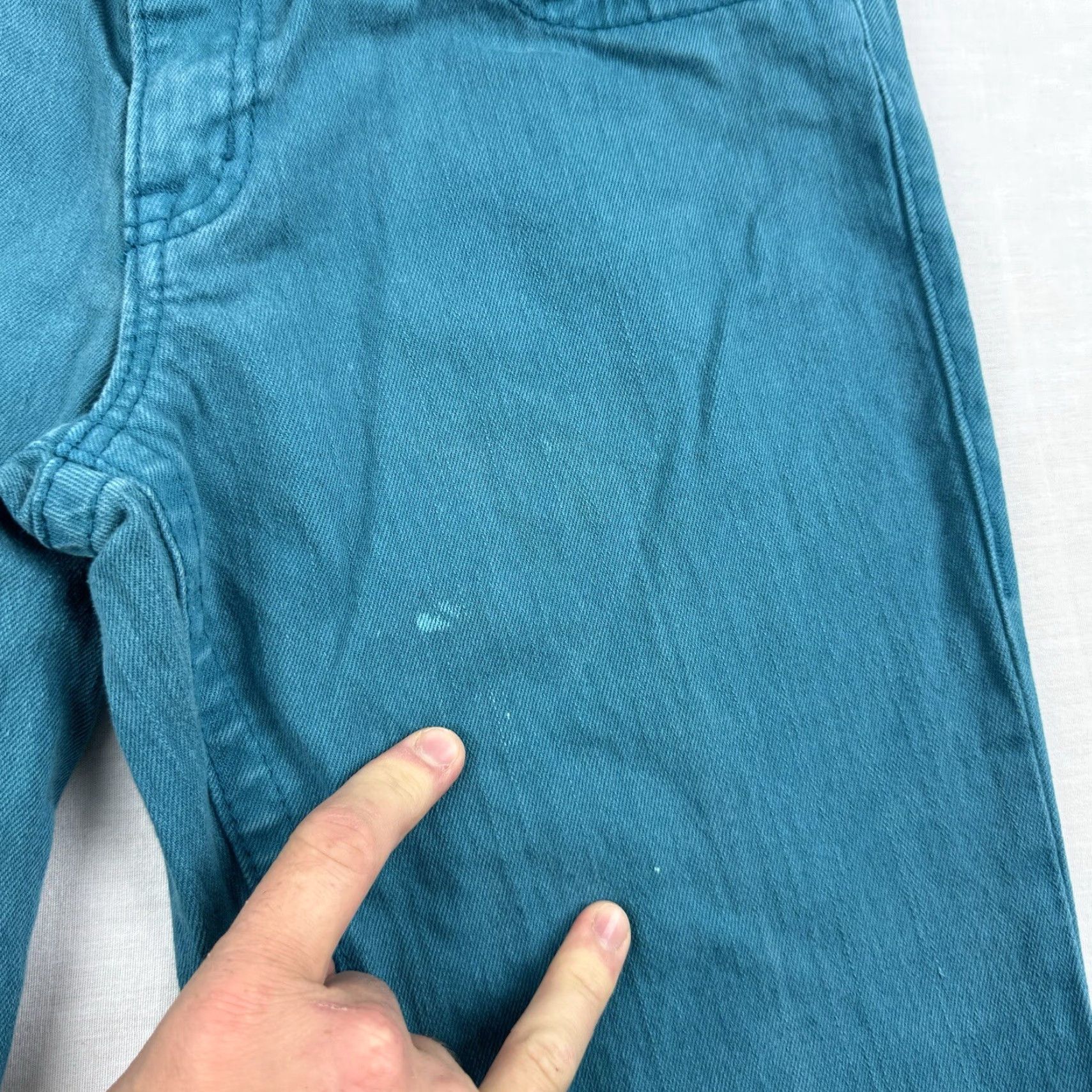 Vintage VINTAGE Y2K Hot Kiss Jeans Womens 11 Blue Flared Punk Hipster Hallie 2000s Grunge Size 32" / US 10 / IT 46 - 4 Thumbnail