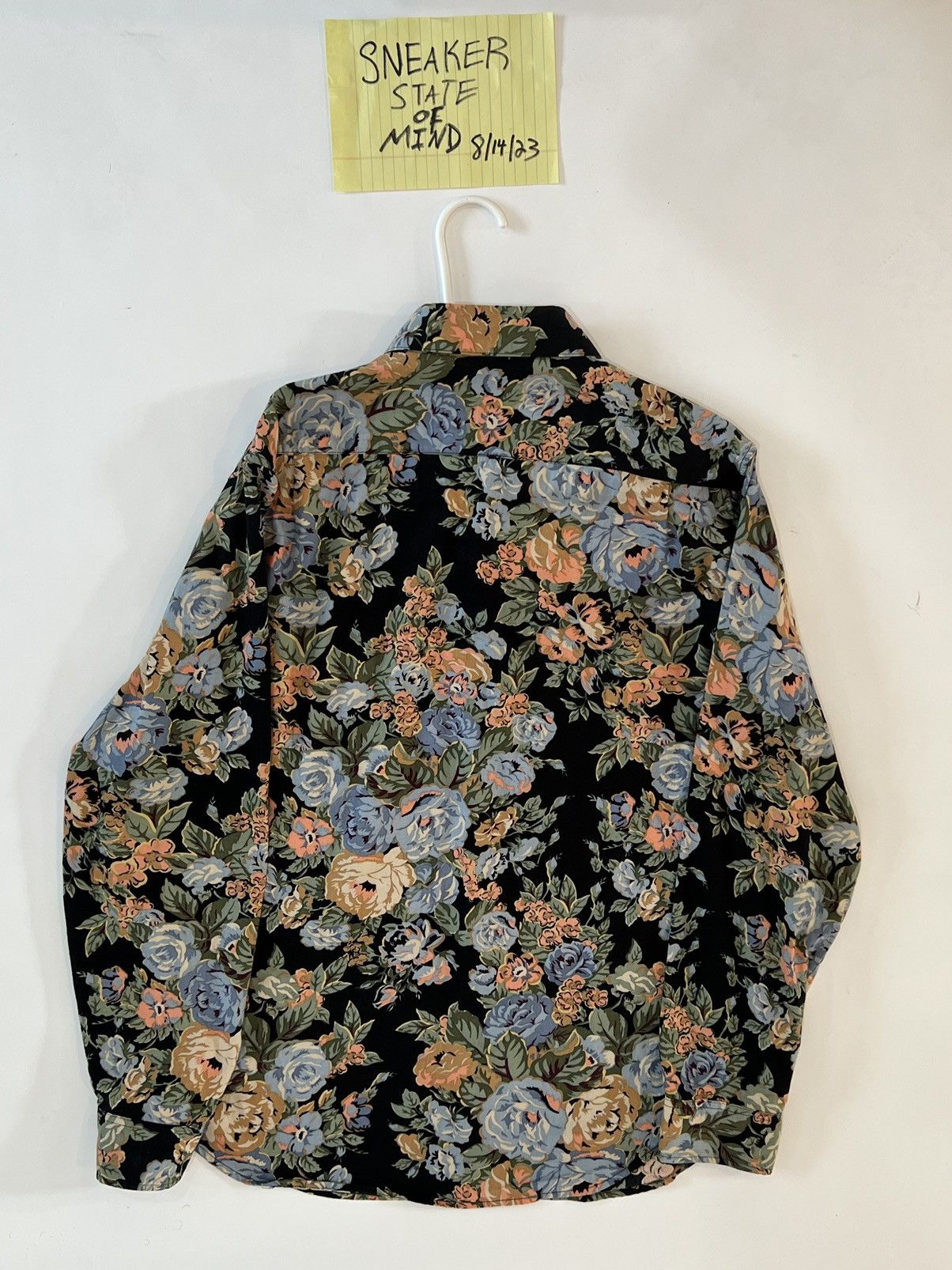 Supreme RARE Supreme Floral Button Up Shirt Black Size Medium CLEAN Size US M / EU 48-50 / 2 - 2 Thumbnail
