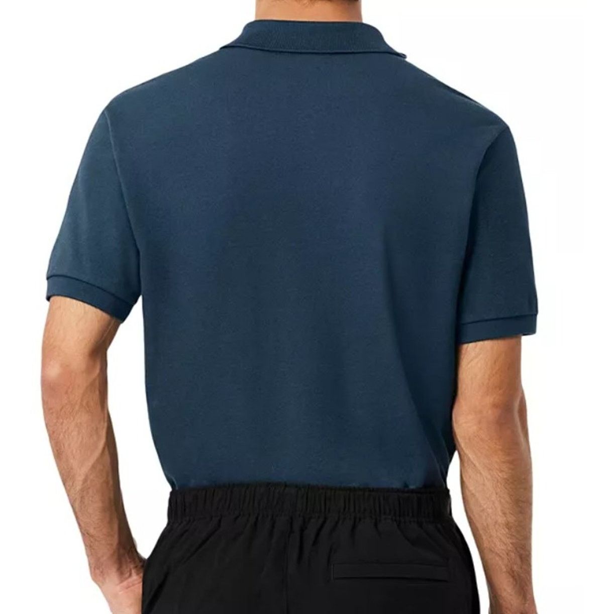 Lacoste Lacoste Mens Short Classic Chine L.12.12 Polo Shirt V Blue S Size US S / EU 44-46 / 1 - 4 Thumbnail