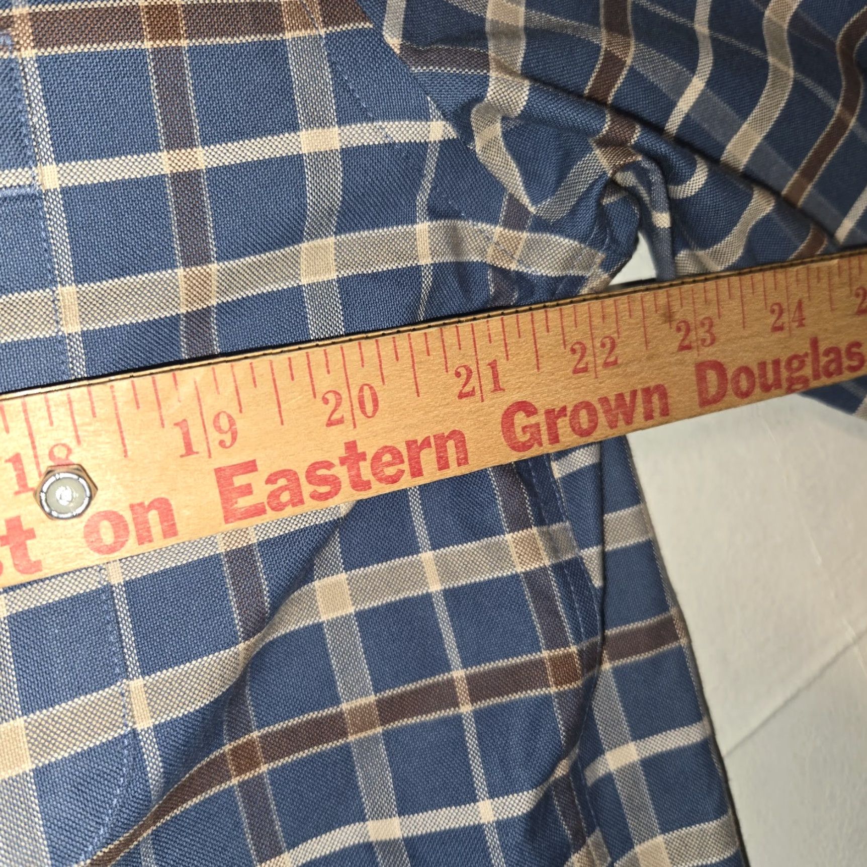 Vintage Cabela's Shirt Men's M Plaid Long Sleeve Button-Up with Pockets NWOT Outdoor Camp Casual Workwear Blue Size US M / EU 48-50 / 2 - 7 Thumbnail