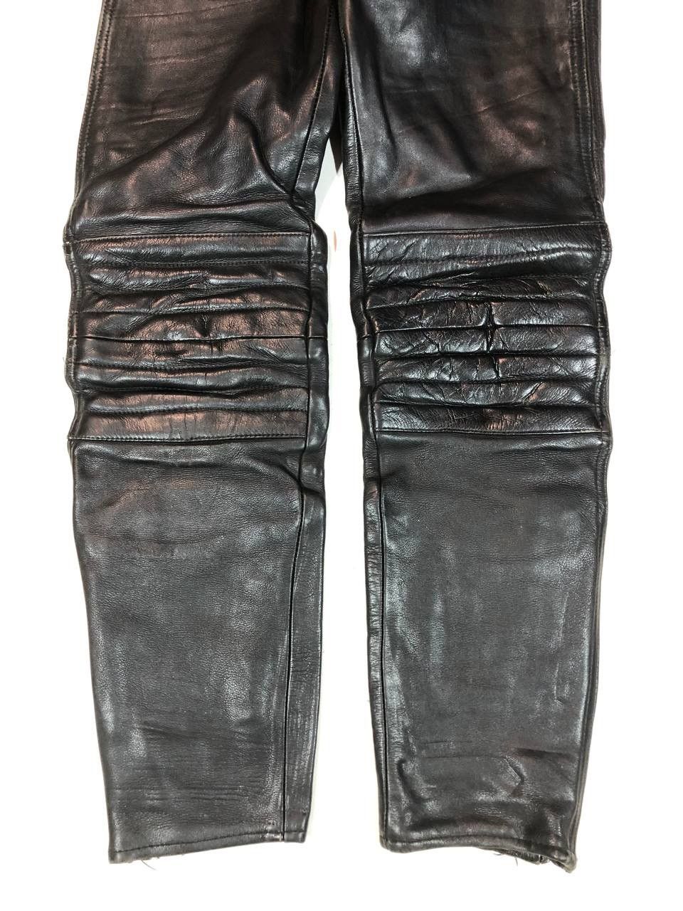 Leather Racing Moto Biker Leather Pants Vintage Size US 30 / EU 46 - 3 Thumbnail