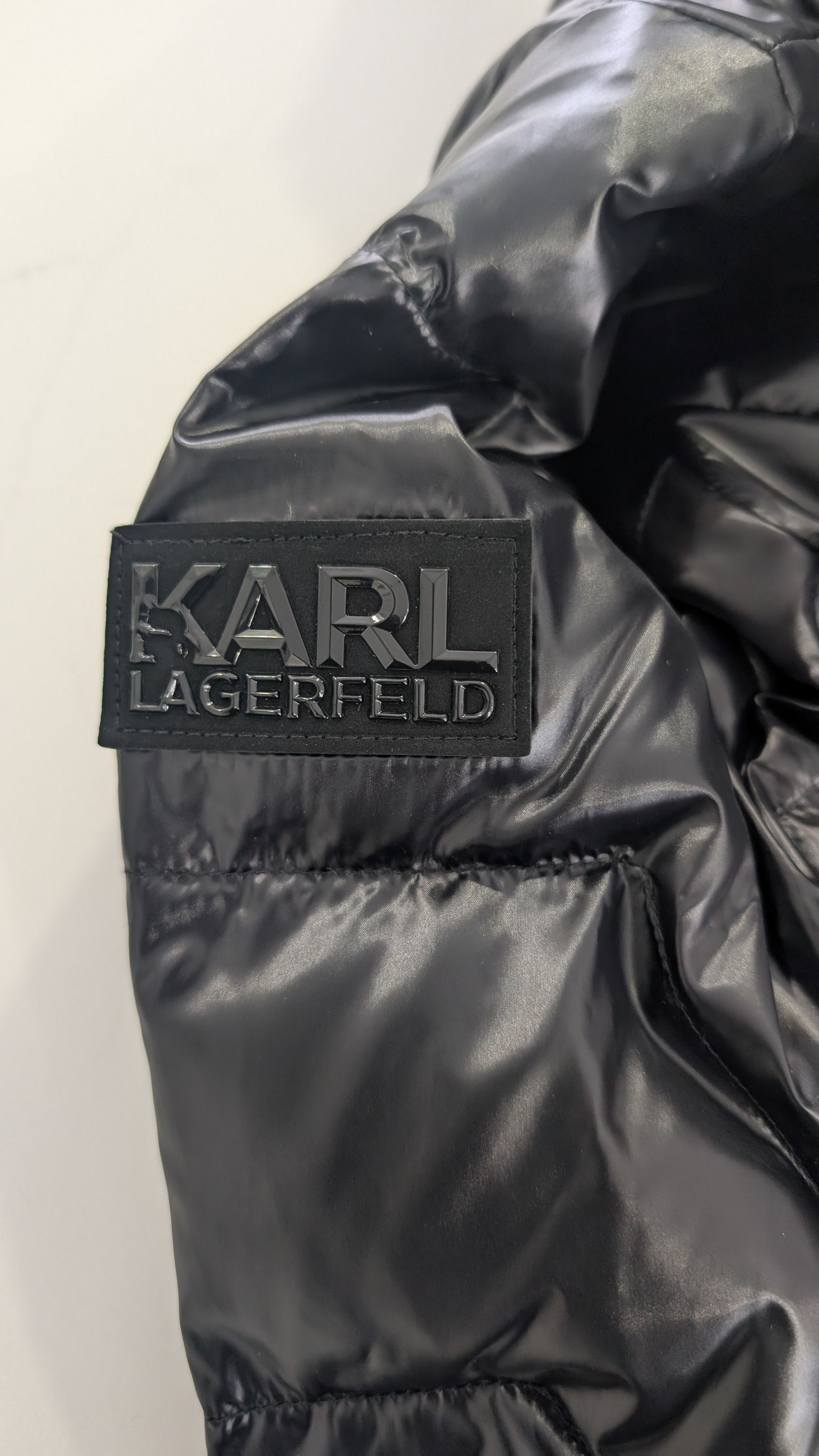Karl Lagerfeld Karl Lagerfeld Paris Zig Zag Puffer Jacket Small Size S / US 4 / IT 40 - 15 Thumbnail