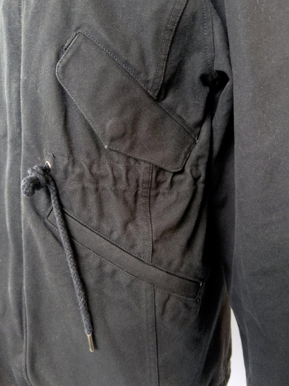 Babylon Babylon LA Hooded Parka Jacket Black, Rose Patches, Unisex M Size US M / EU 48-50 / 2 - 7 Thumbnail