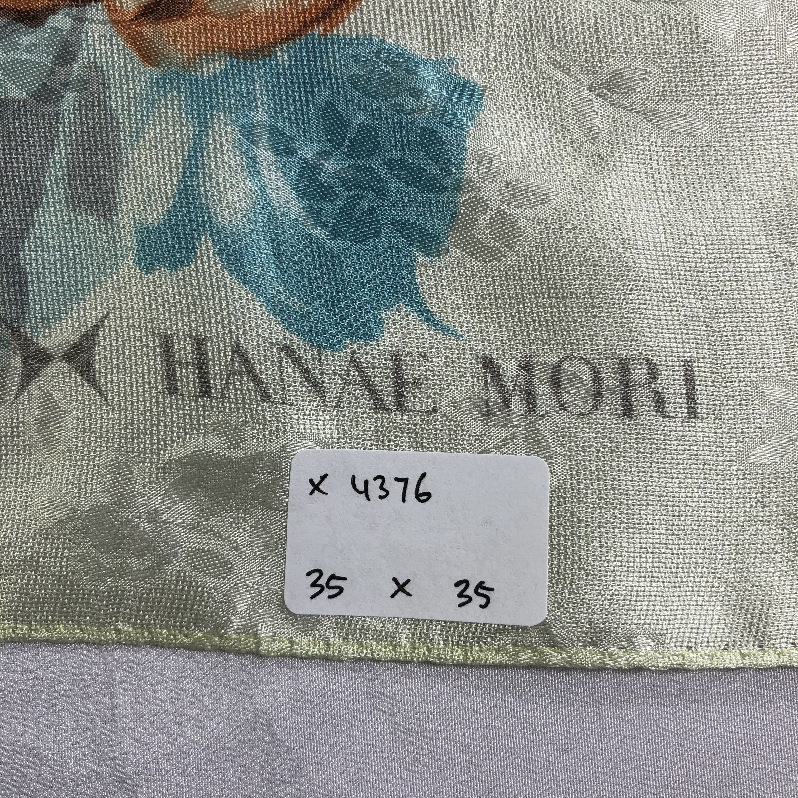 Hanae Mori × Vintage Vintage Hanae Mori Silk Scarf Size ONE SIZE - 6 Thumbnail