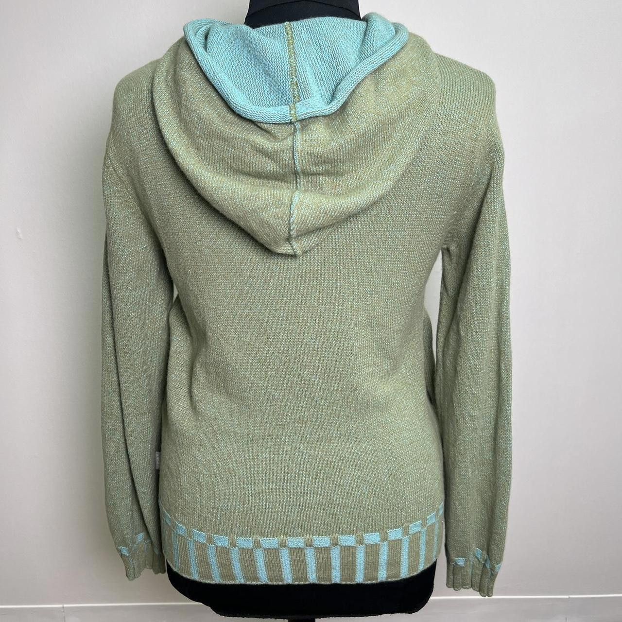 Versace Versace Green Hoody Size L / US 10 / IT 46 - 2 Thumbnail