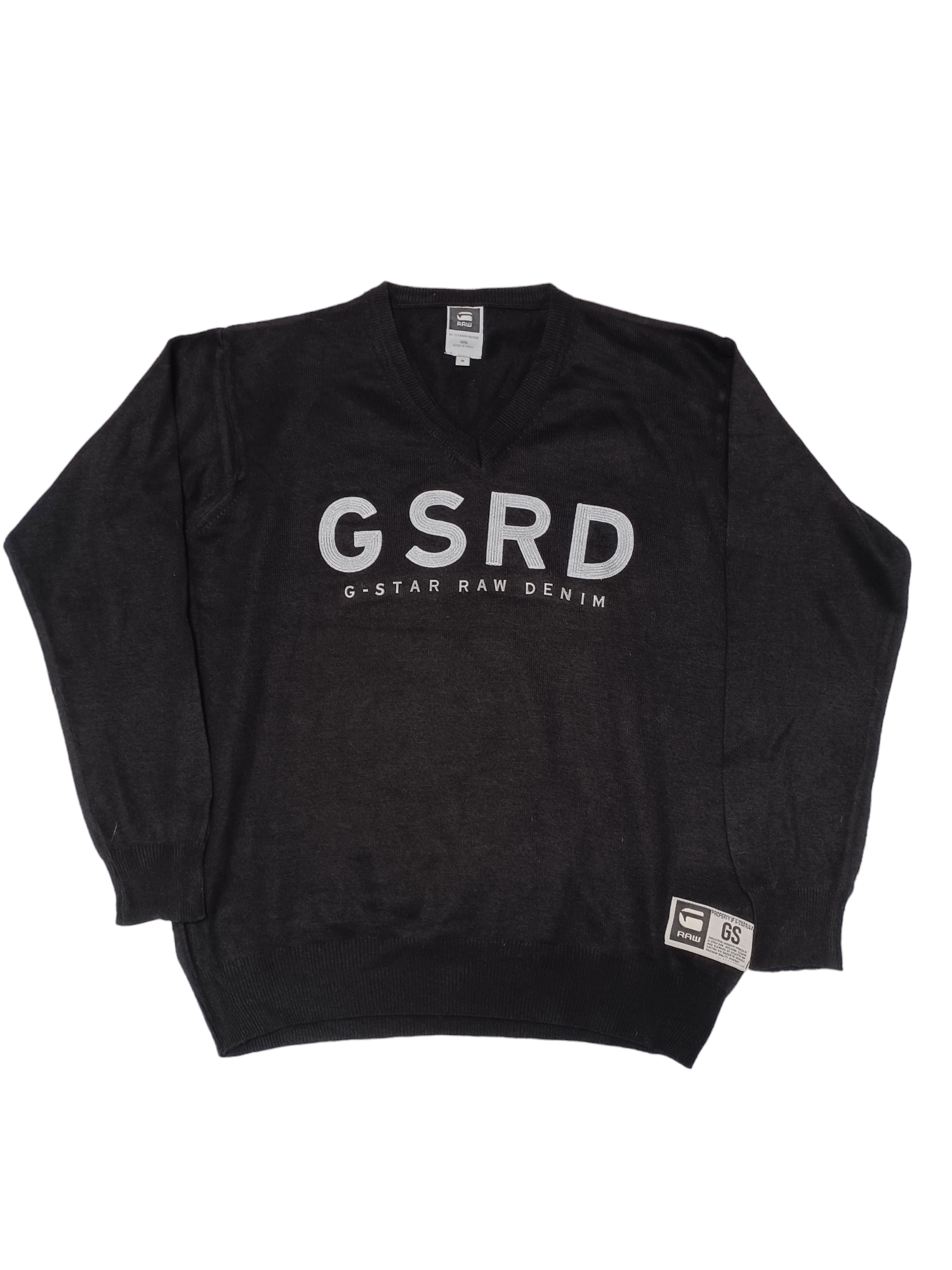 G-Star G STAR RAW DENIM V-NECK MADE IN GERMANY SWEATER Size US M / EU 48-50 / 2 - 1 Thumbnail