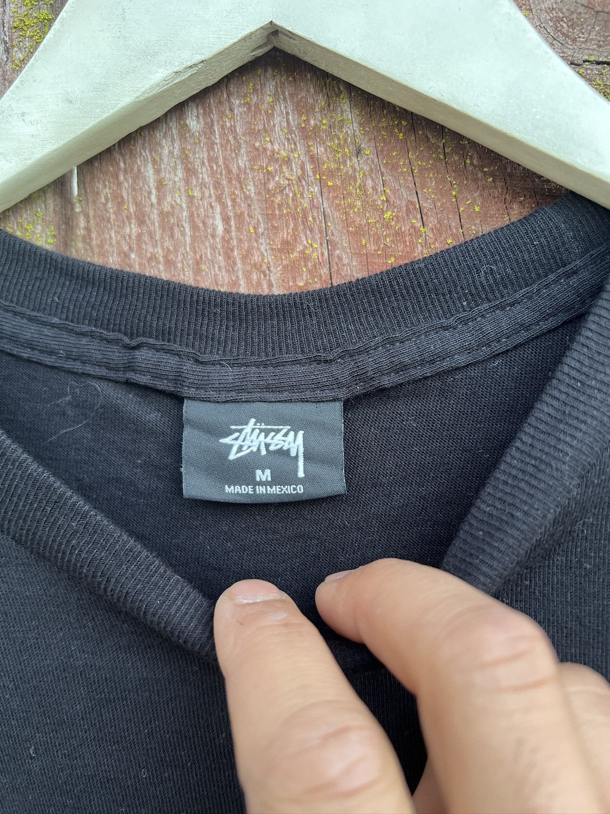 Stussy RARE Stussy Stickman Black Tee Size US M / EU 48-50 / 2 - 4 Thumbnail