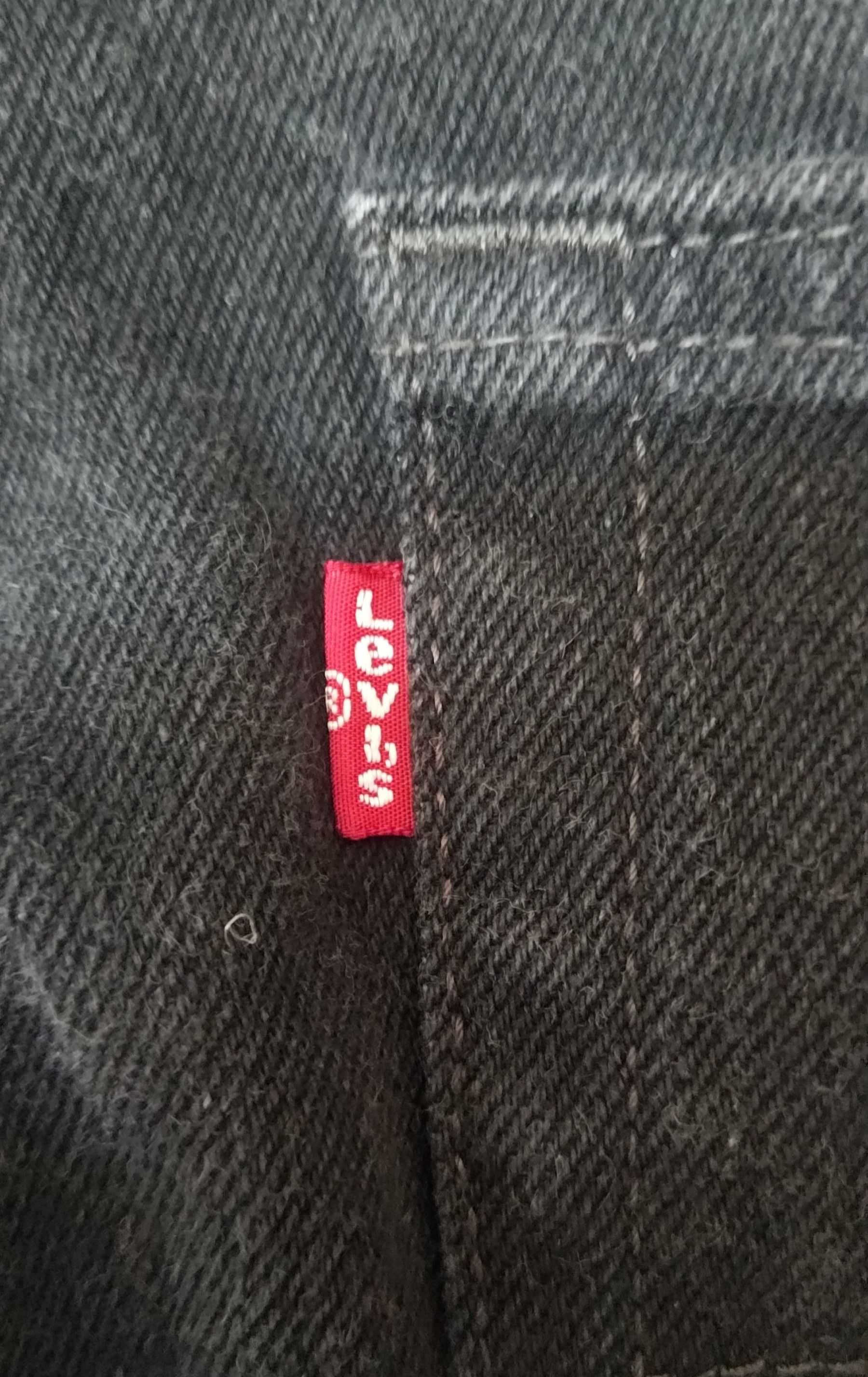 Levi's Levi's 505 W35 L32 Black Denim Size US 37 - 8 Thumbnail