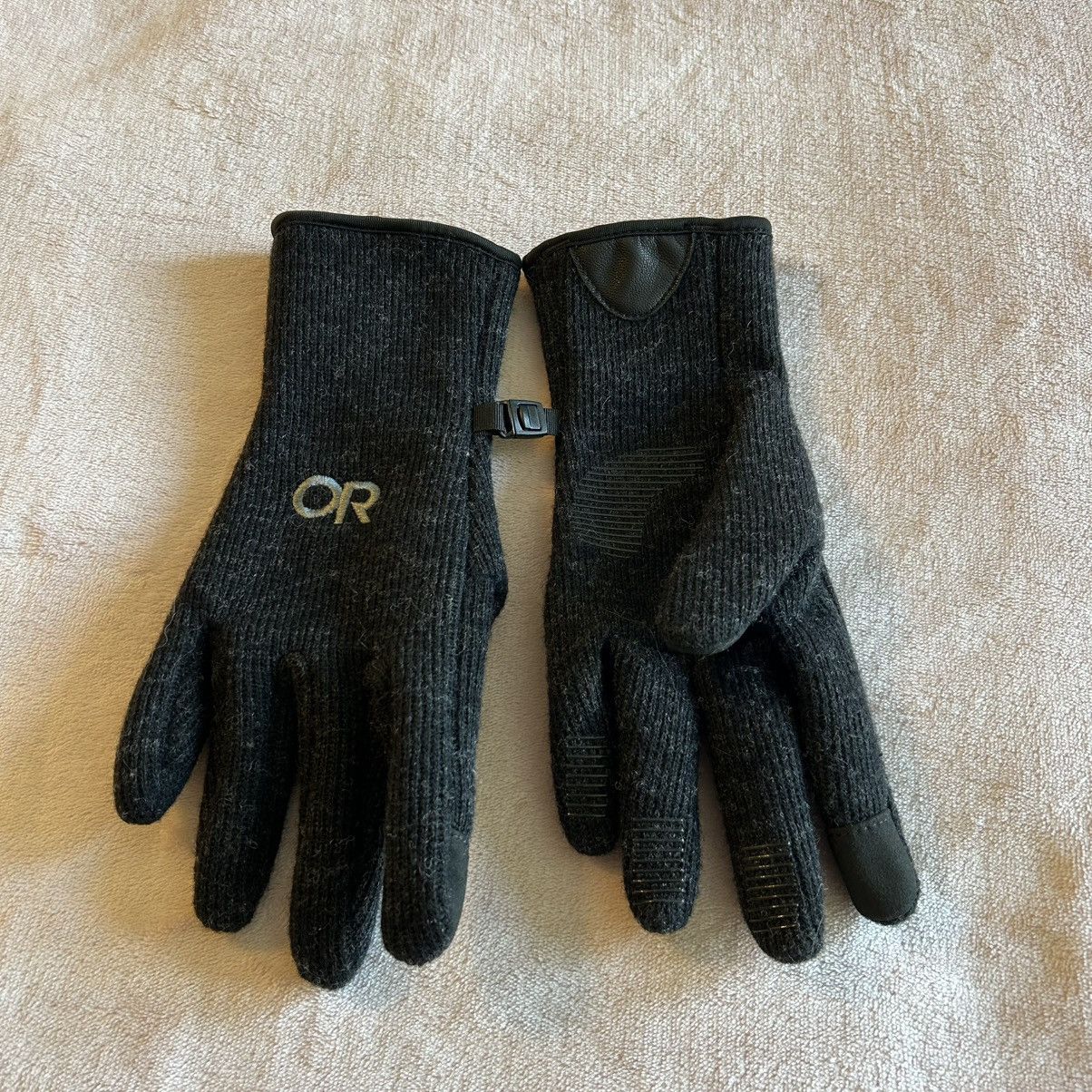 Outdoor Research Outdoor Research Men’s Flurry Sensor Gloves gray wool blend Size ONE SIZE - 1 Thumbnail