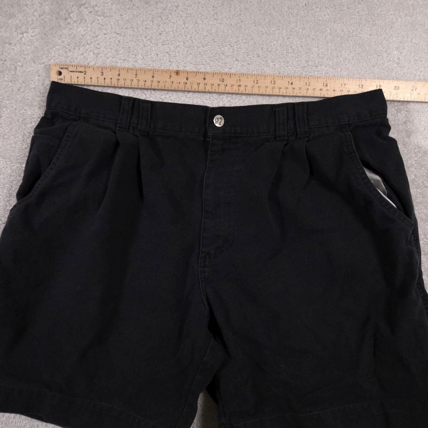 Big Dogs Big Dogs Mens Shorts 38 Black Casual Cotton Pleated Relaxed Fit Pockets Outdoor Size US 38 / EU 54 - 6 Thumbnail