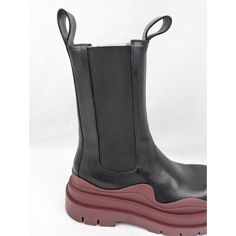 Bottega Veneta o1rshd1 Military Calf Tire Boots in Black Size US 12 / EU 45 - 4 Thumbnail