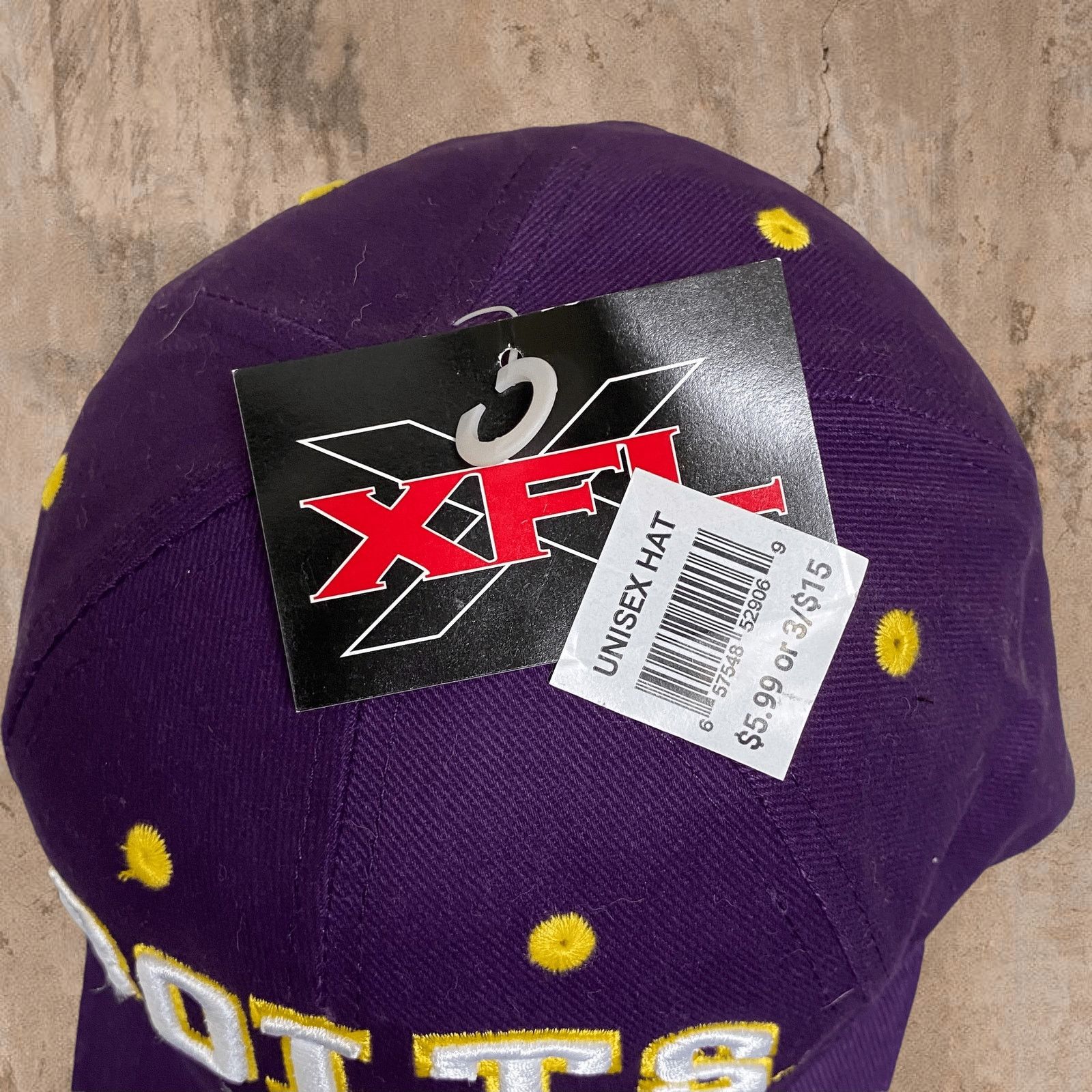 Vintage Vintage Y2K Birmingham Bolts XFL Hat OSFA Adjustable NWT Size ONE SIZE - 4 Thumbnail