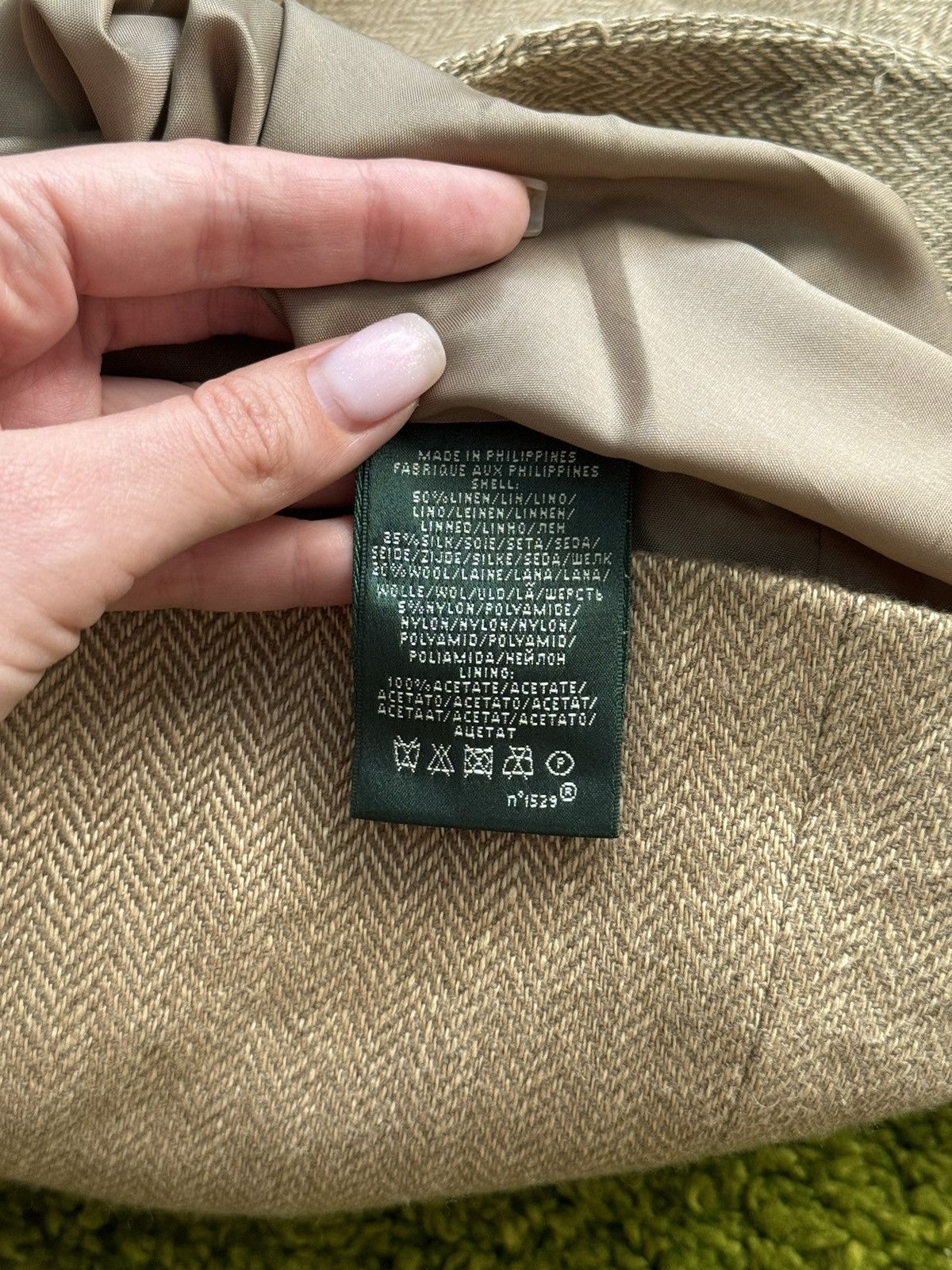 Lauren Ralph Lauren × Ralph Lauren × Vintage Lauren Ralph Lauren tweed blazer Size L / US 10 / IT 46 - 6 Thumbnail
