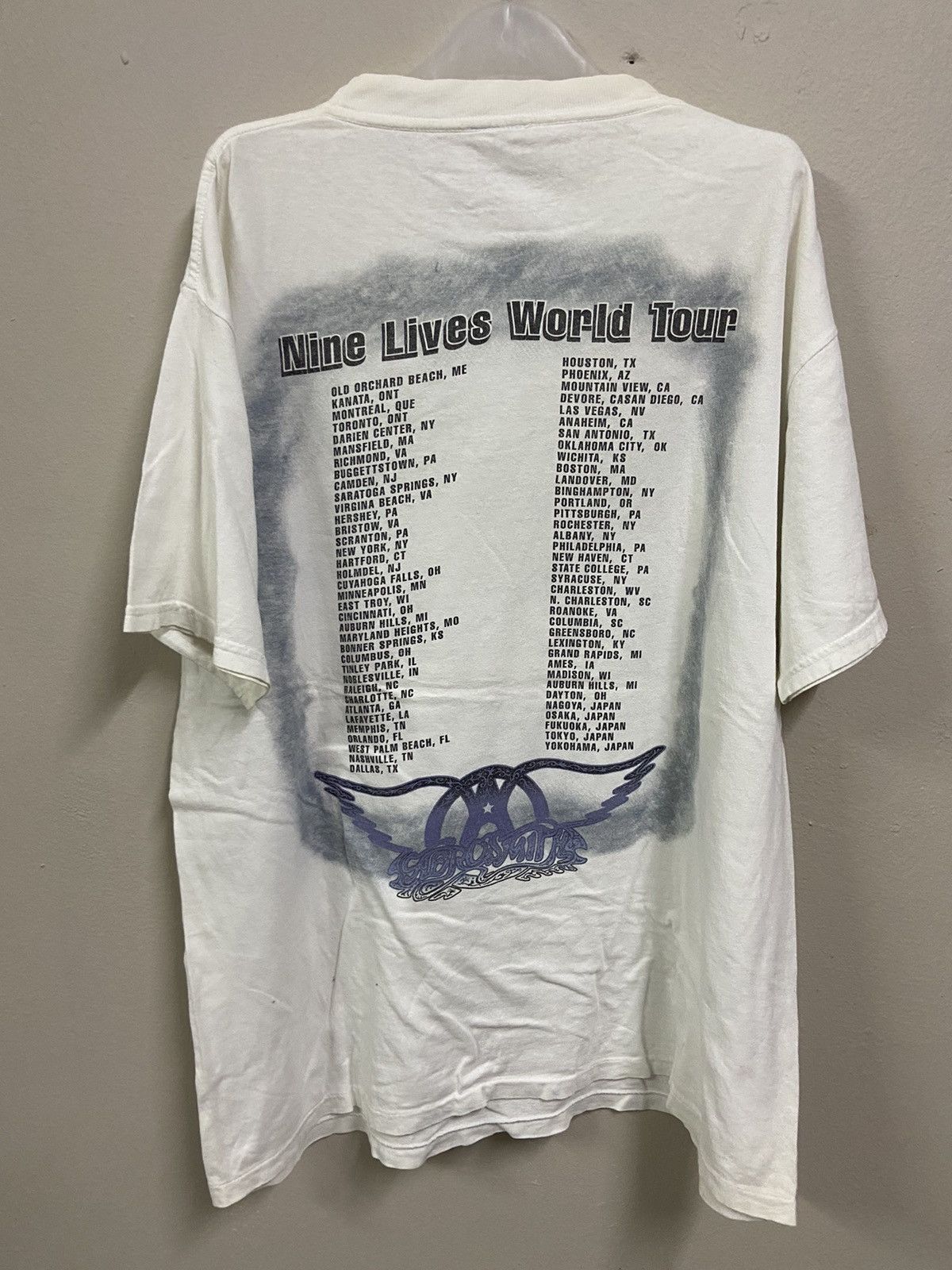 Aerosmith × Band Tees × Vintage Rare‼️Vintage Aerosmith 1997 tour band tshirt Size US L / EU 52-54 / 3 - 7 Thumbnail