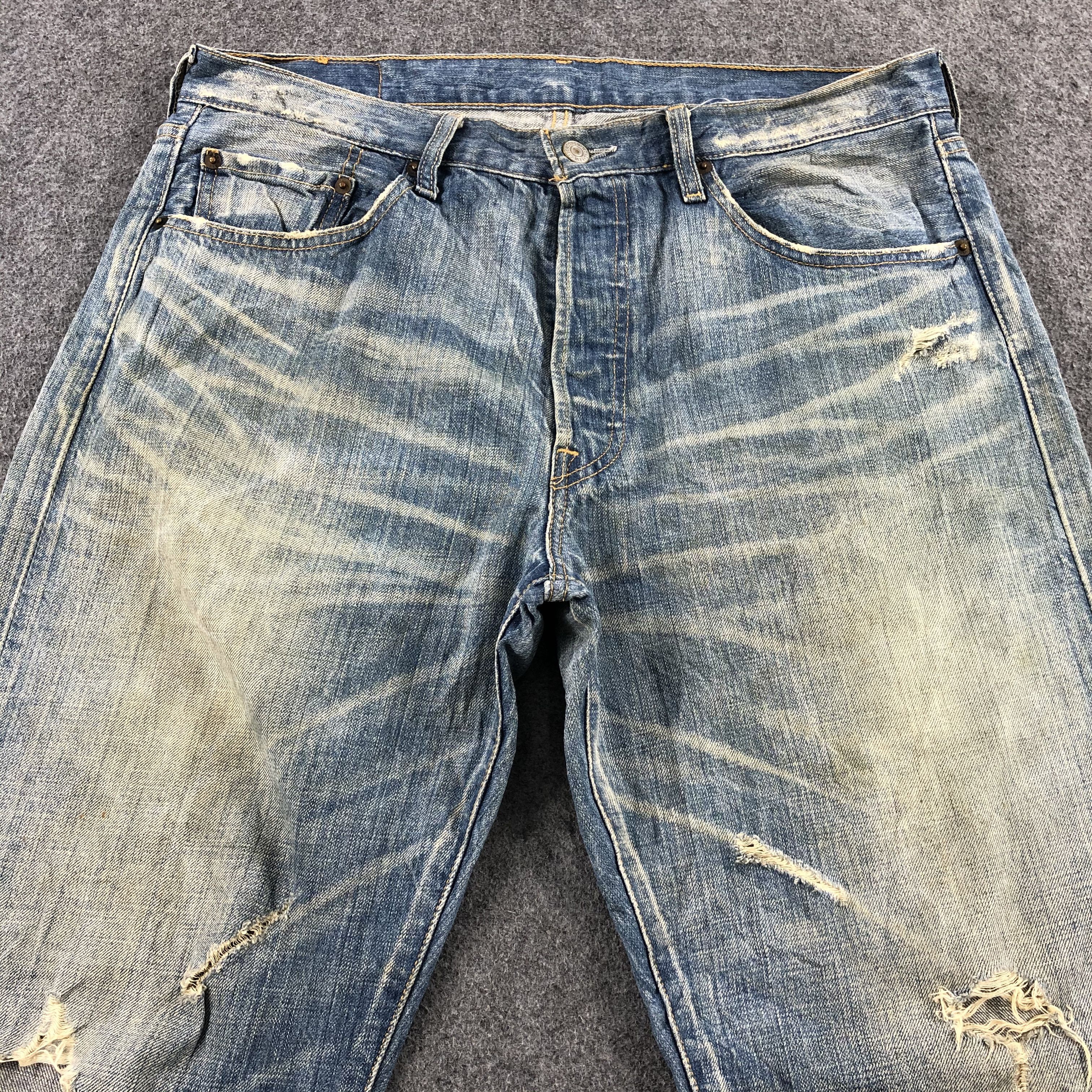 Levi's Vintage 90s Light Wash Levis 501 Jeans-JM2008 Size US 36 / EU 52 - 3 Thumbnail