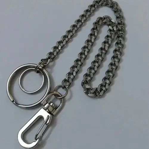 Other 38cm Long Metal Wallet Belt Chain Size ONE SIZE - 2 Thumbnail