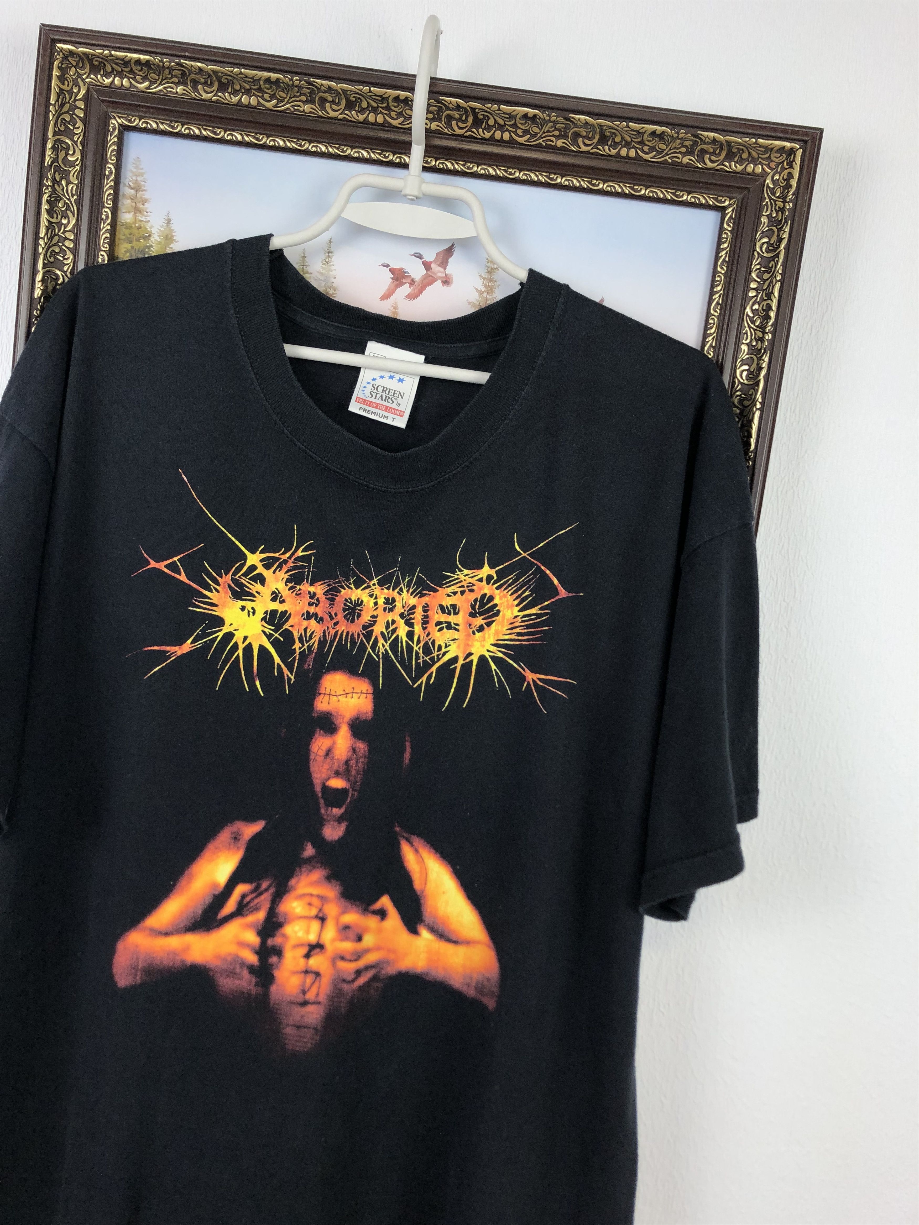 Band Tees Vintage Aborted Mankind Created To Kill Metal Shirt Tee Band Size US XL / EU 56 / 4 - 4 Thumbnail
