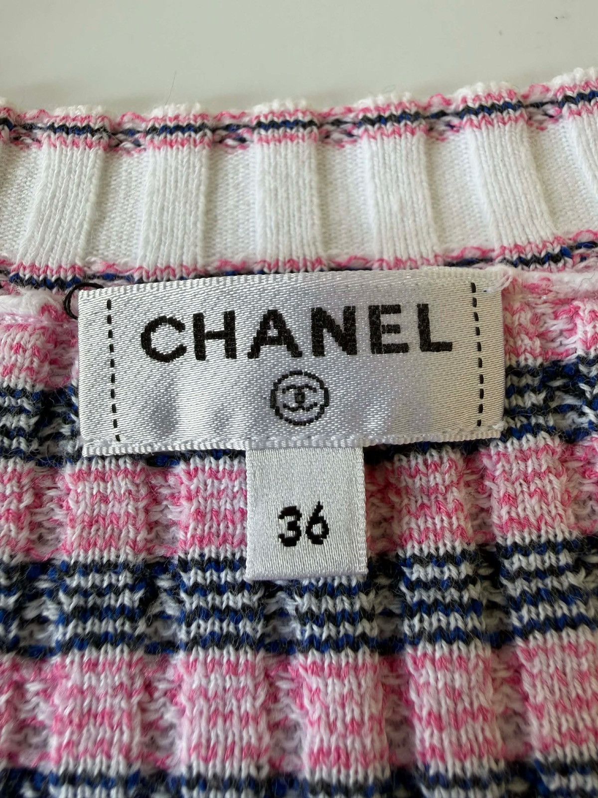 Chanel Chanel Stripped Multicolor Cardigan Size XS / US 0-2 / IT 36-38 - 8 Thumbnail