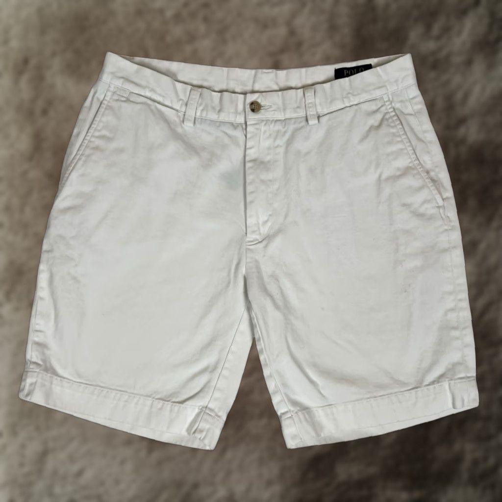 Polo Ralph Lauren Polo Ralph Lauren White Chino Shorts Size 32 Regular Men 9 In Inseam Vintage No Size US XS / EU 42 / 0 - 1 Thumbnail