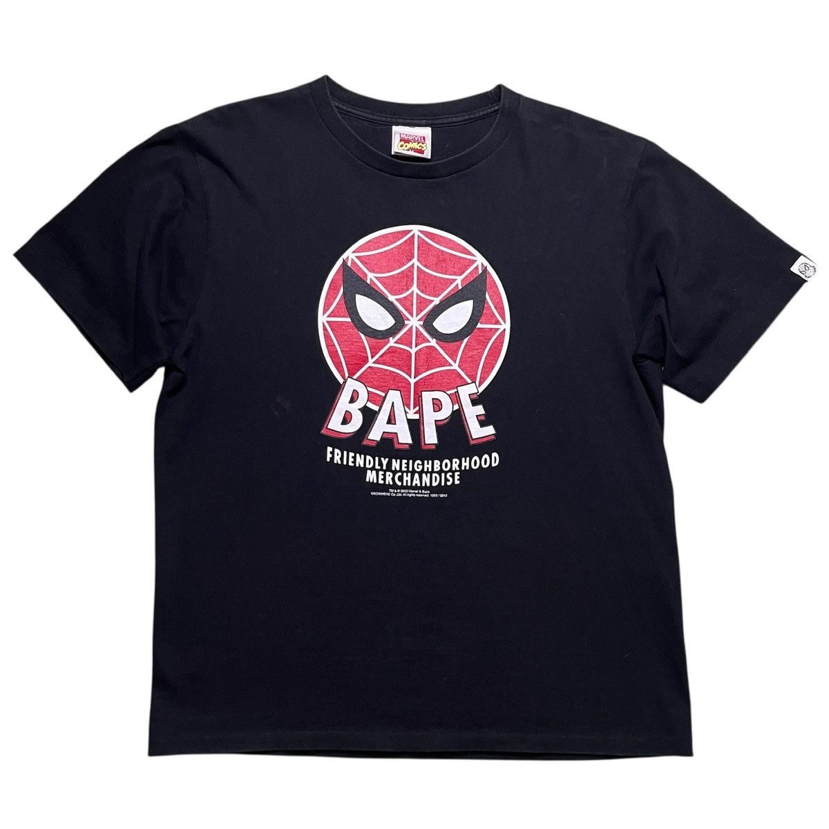Bape × Marvel Comics Bape x Marvel Spider-man Tee Size US L / EU 52-54 / 3 - 1 Thumbnail