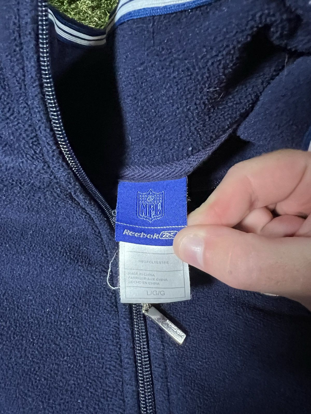 NFL Vintage Y2K Baggy Indianapolis Colts Football Fleece Jacket Size US L / EU 52-54 / 3 - 5 Thumbnail