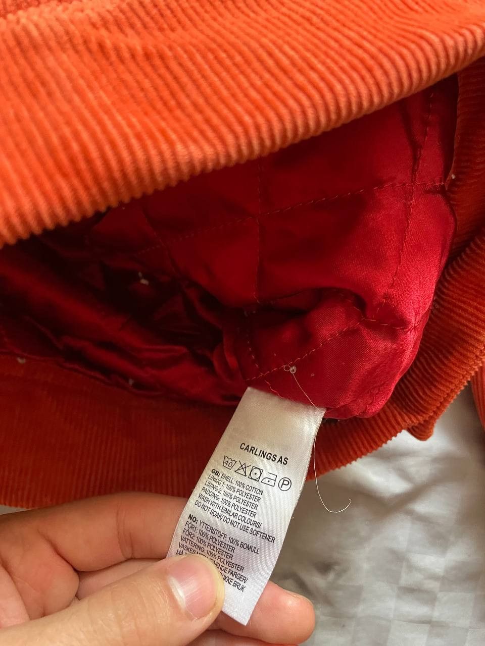Other Vintage Velvet Bomber Jacket Baggy Retro Orange Size US S / EU 44-46 / 1 - 10 Thumbnail