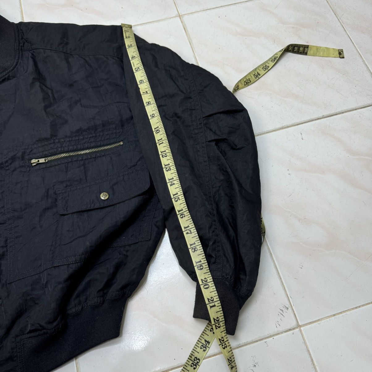 Issey Miyake ⚡️80s ISSEY MIYAKE BOMBER ZIPPER JACKET Size US M / EU 48-50 / 2 - 22 Thumbnail
