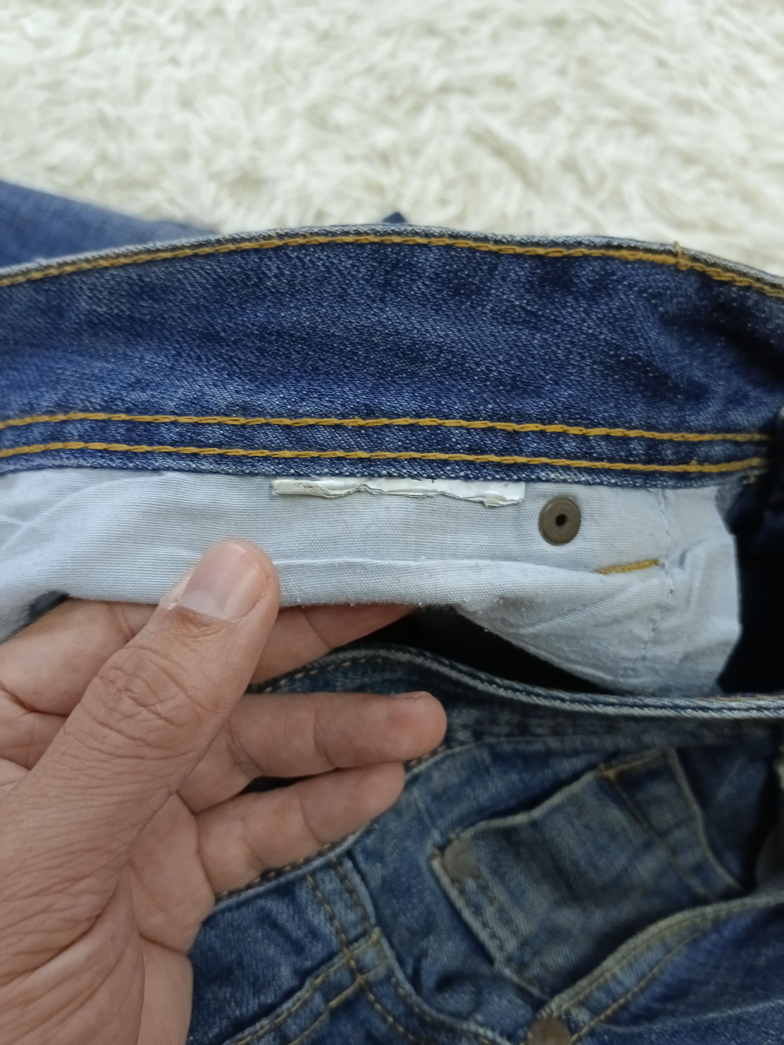 Japanese Brand FLARE SMOG DENIM PANTS Size US 36 / EU 52 - 7 Thumbnail