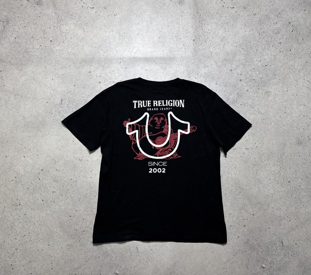 True Religion True Religion Buddha Big Logo Black T-Shirt Size M Size US M / EU 48-50 / 2 - 1 Thumbnail