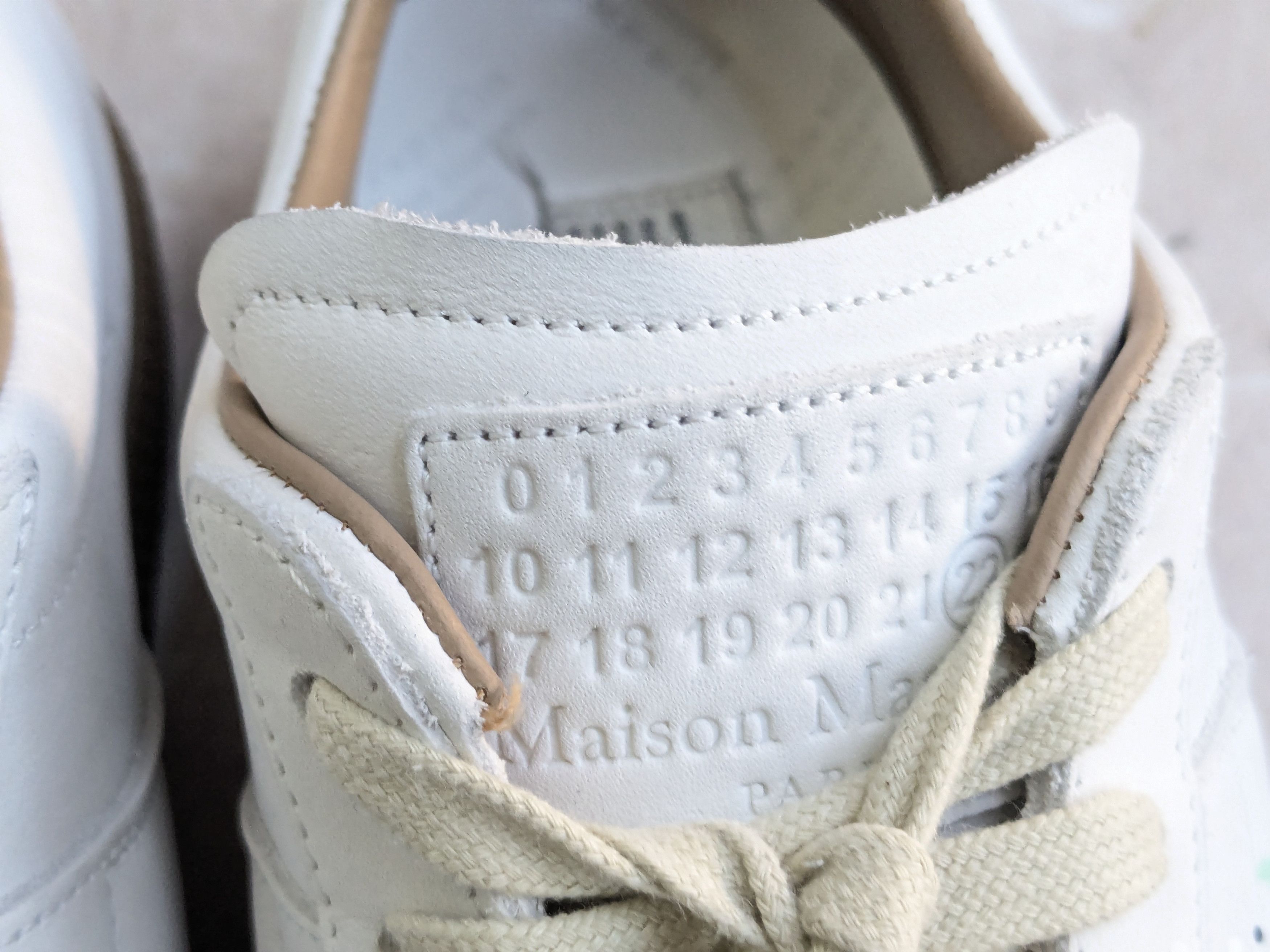 Maison Margiela Paint Splatter Replica GATs 10 43 White Low Tops Size US 10 / EU 43 - 8 Thumbnail