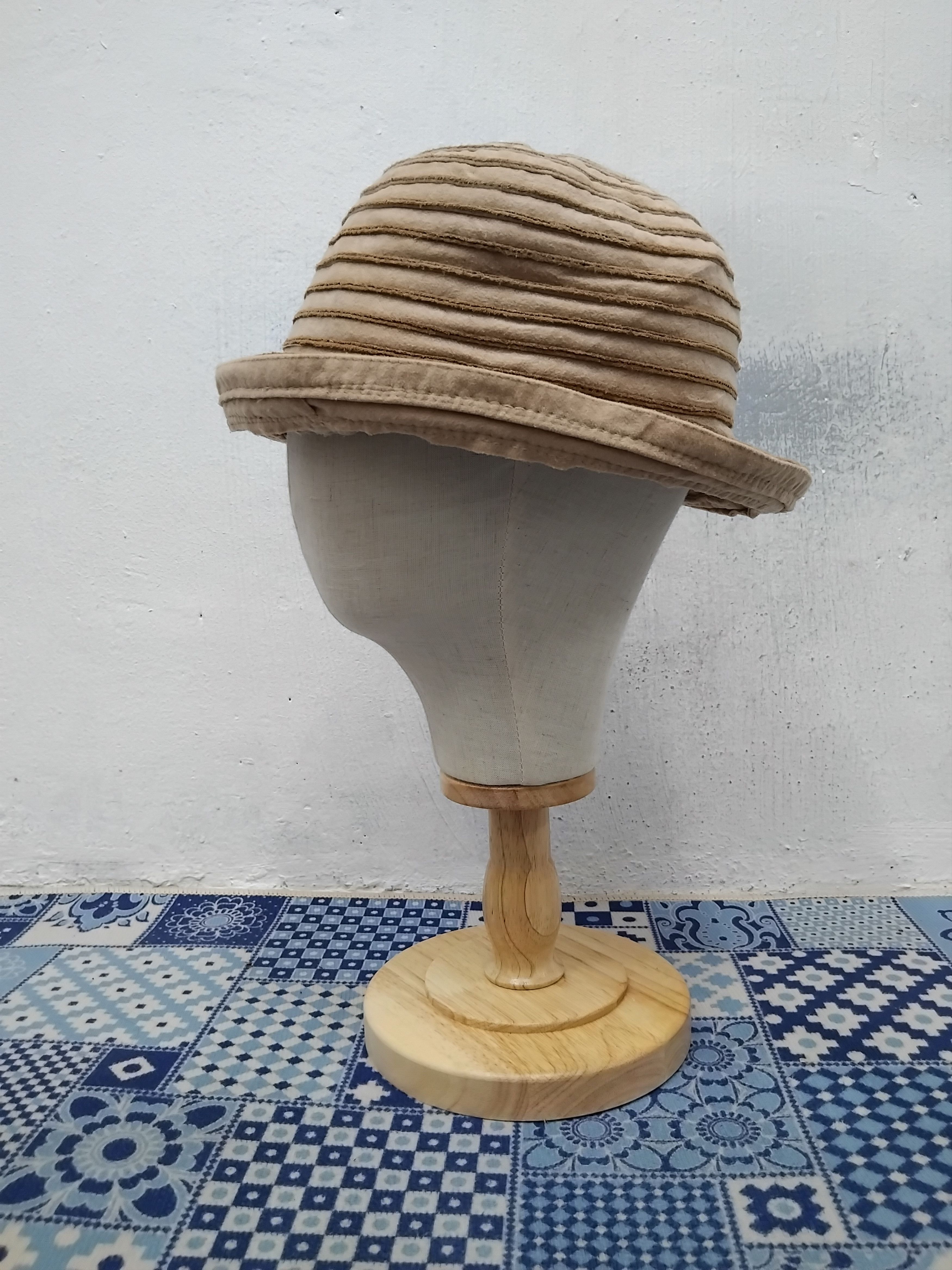 Japanese Brand Sherlock home style stripe hat Size ONE SIZE - 5 Thumbnail